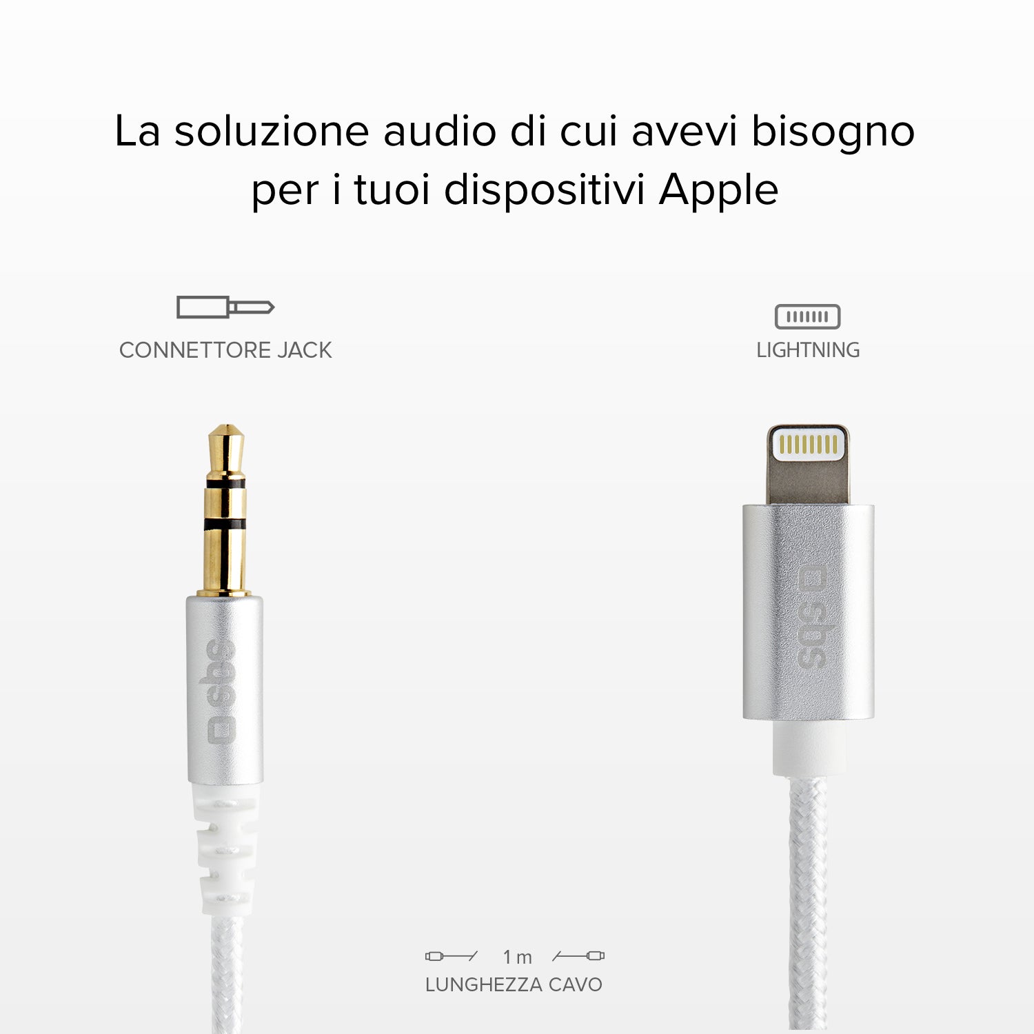 Adattatore Lightning - jack 3,5 mm