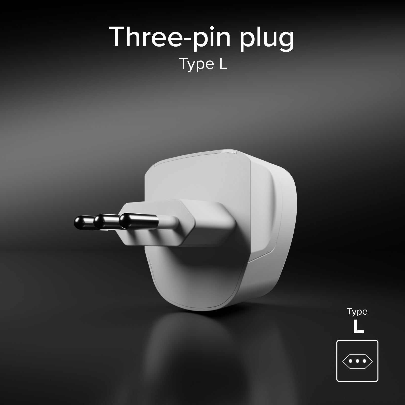 Adaptateur de voyage universel Type C – Fiche italienne
