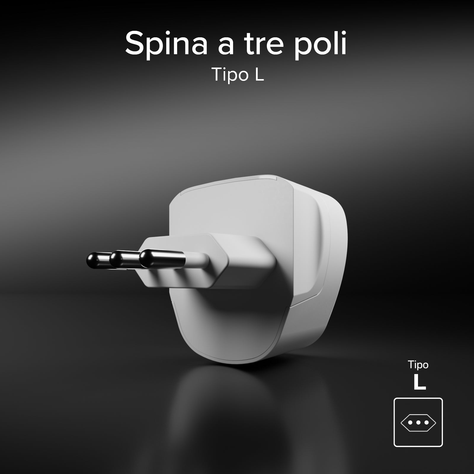 Adaptateur de voyage universel Type C – Fiche italienne