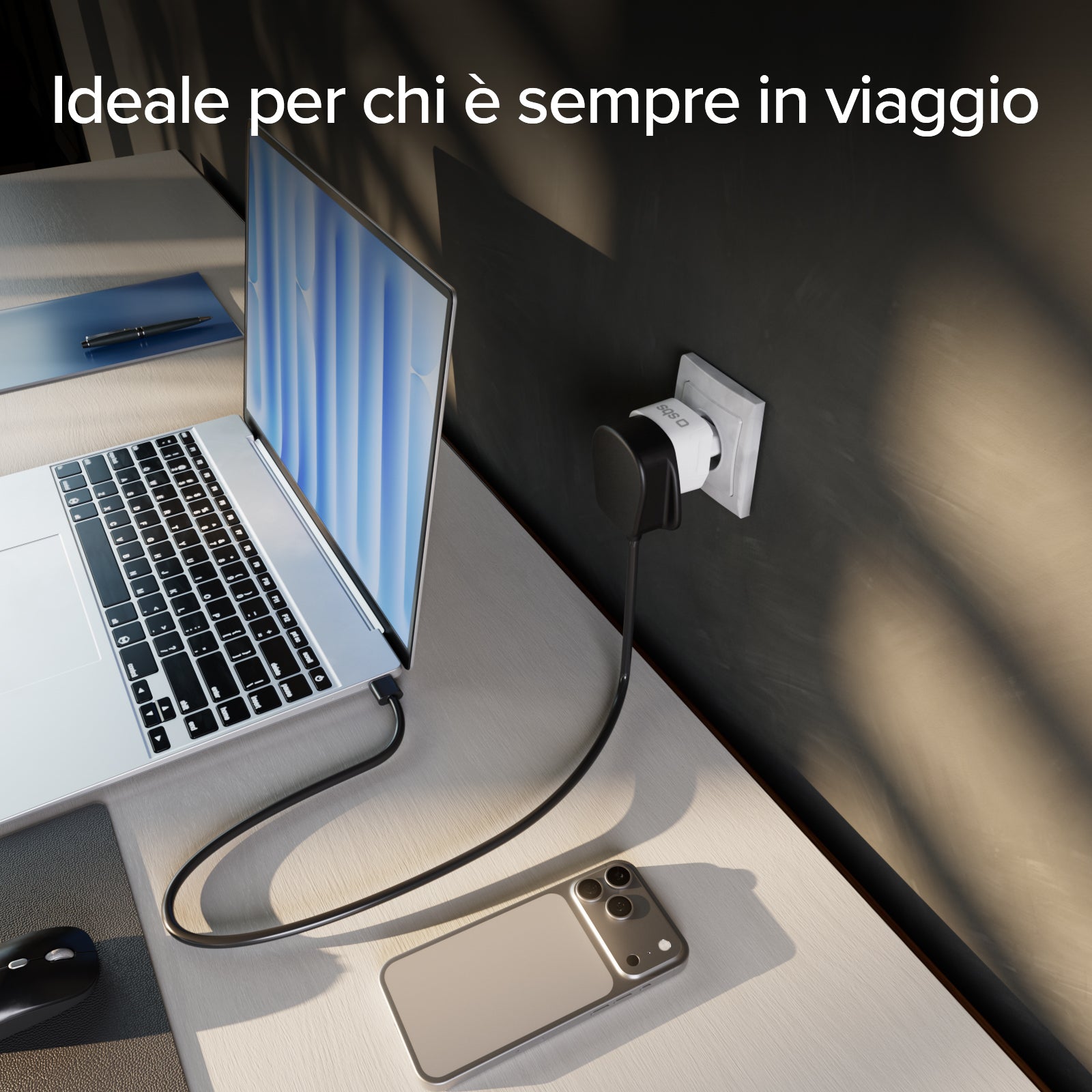 Adaptateur de voyage universel Type C – Fiche italienne