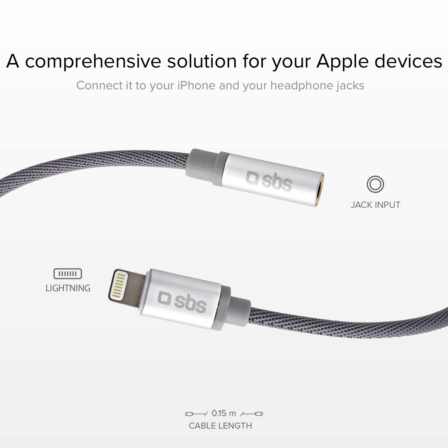 Adapter Lightning-Stecker – Klinkenbuchse