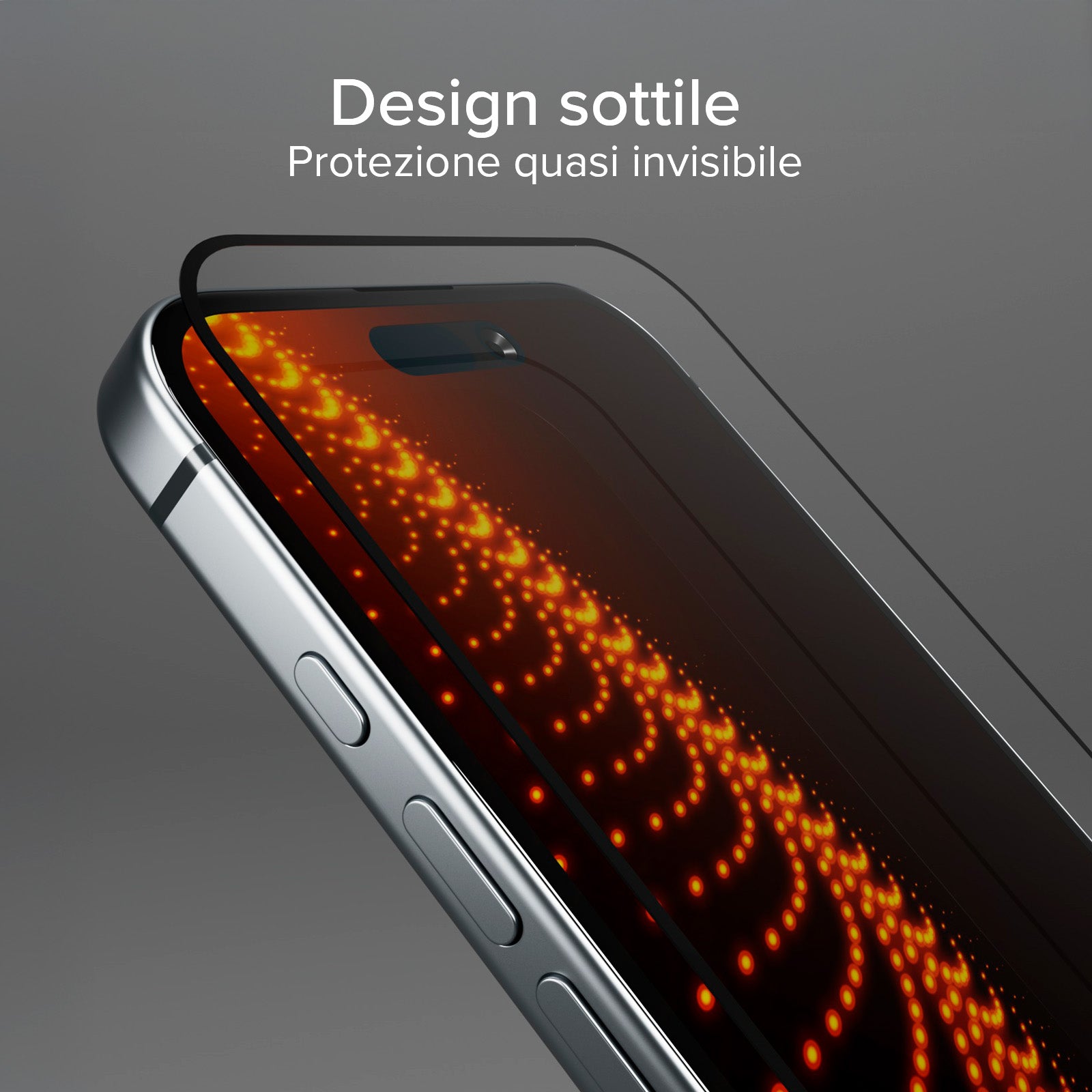 Vetrino ultraresistente D3O per iPhone 17e/16e/14/13