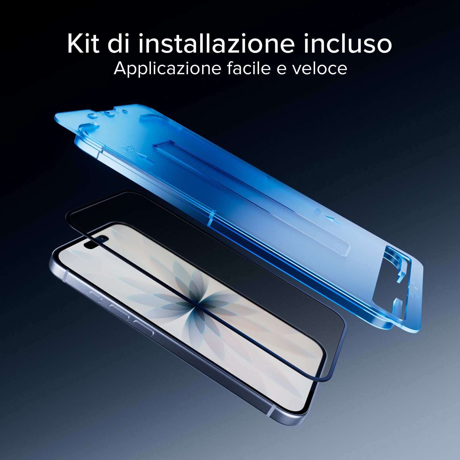 Full Cover Schutzglas Anti-Blaulicht mit Eyesafe® CPF60 Technologie für iPhone 17/16 Pro