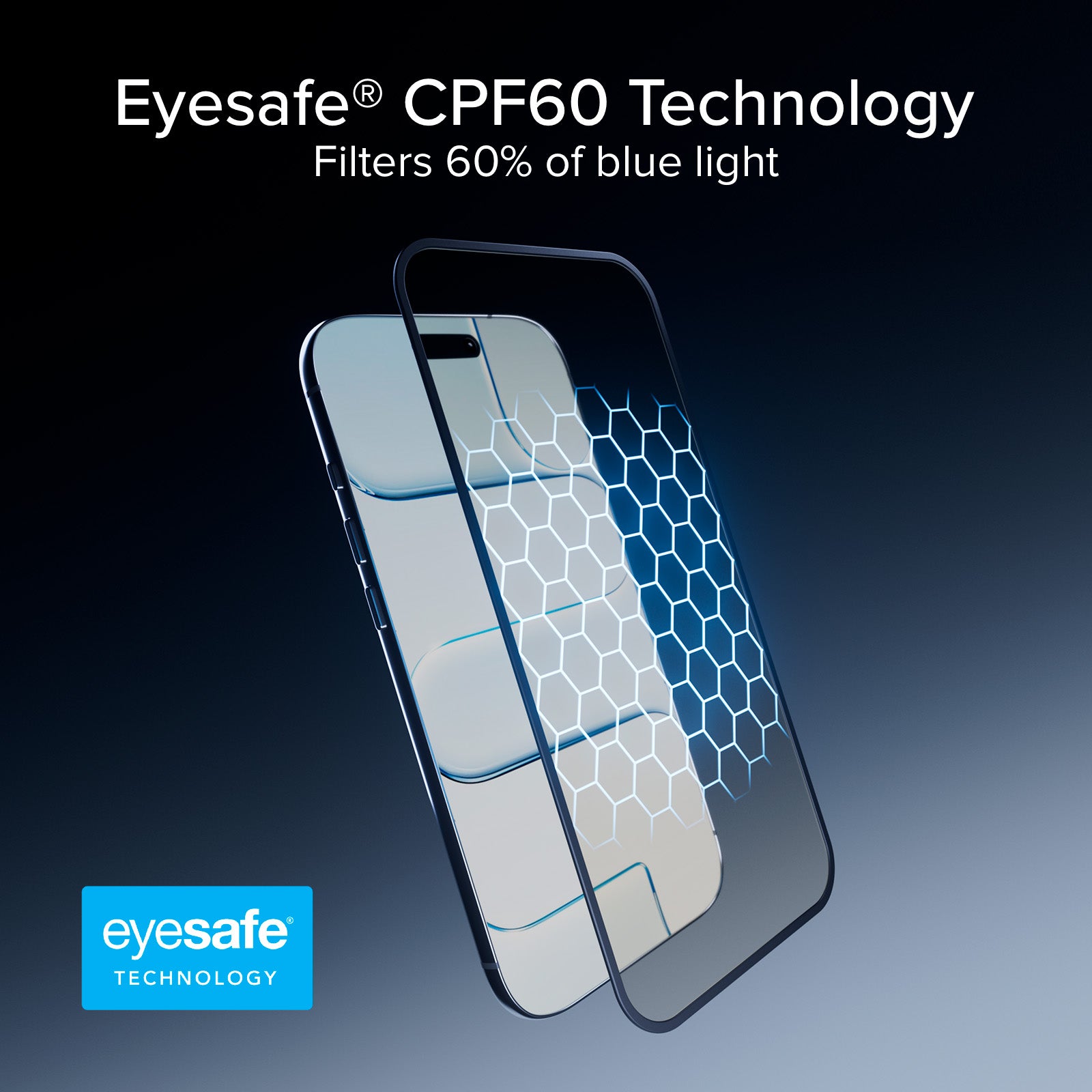 Full Cover Anti Blue Light Glass with Eyesafe® CPF60 technology for iPhone Air