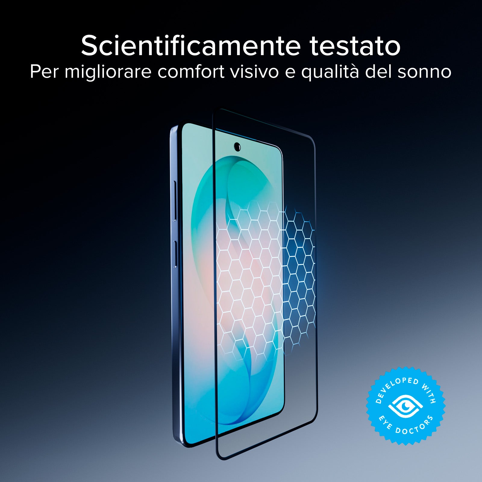 Vetro anti‑luce blu Eyesafe CPF60 per Samsung S26 Ultra