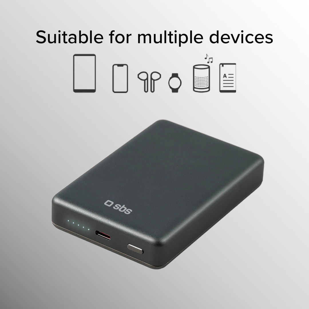 Batterie externe 10 000 mAh compatible MagSafe