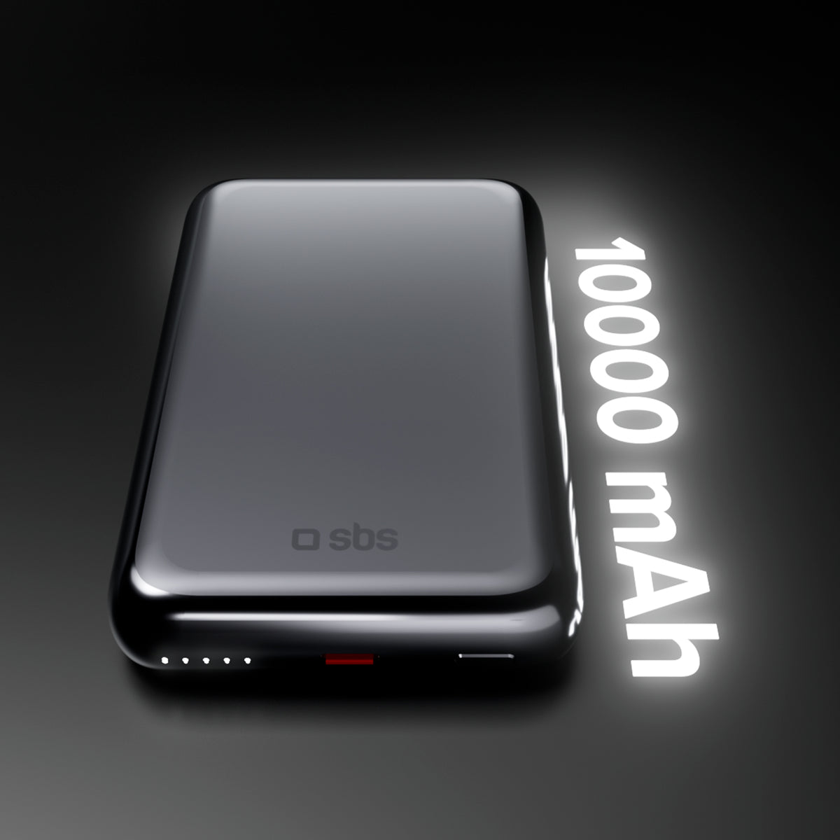 Power bank magnetico 10000 mAh Qi2.2 25W, Power Delivery 3.0, alluminio