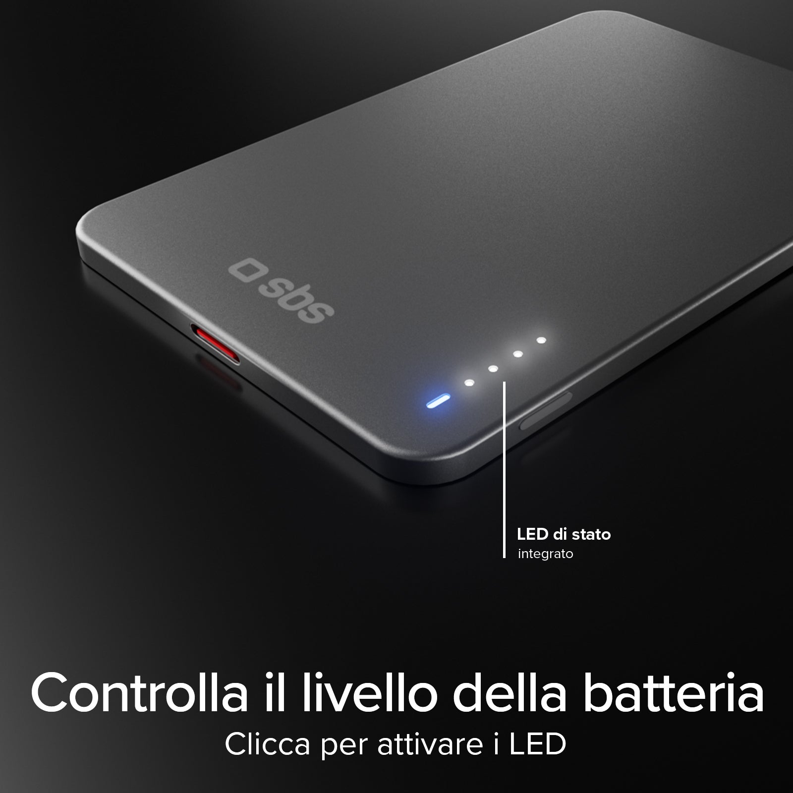 Batterie externe magnétique extra-fin 3000mAh