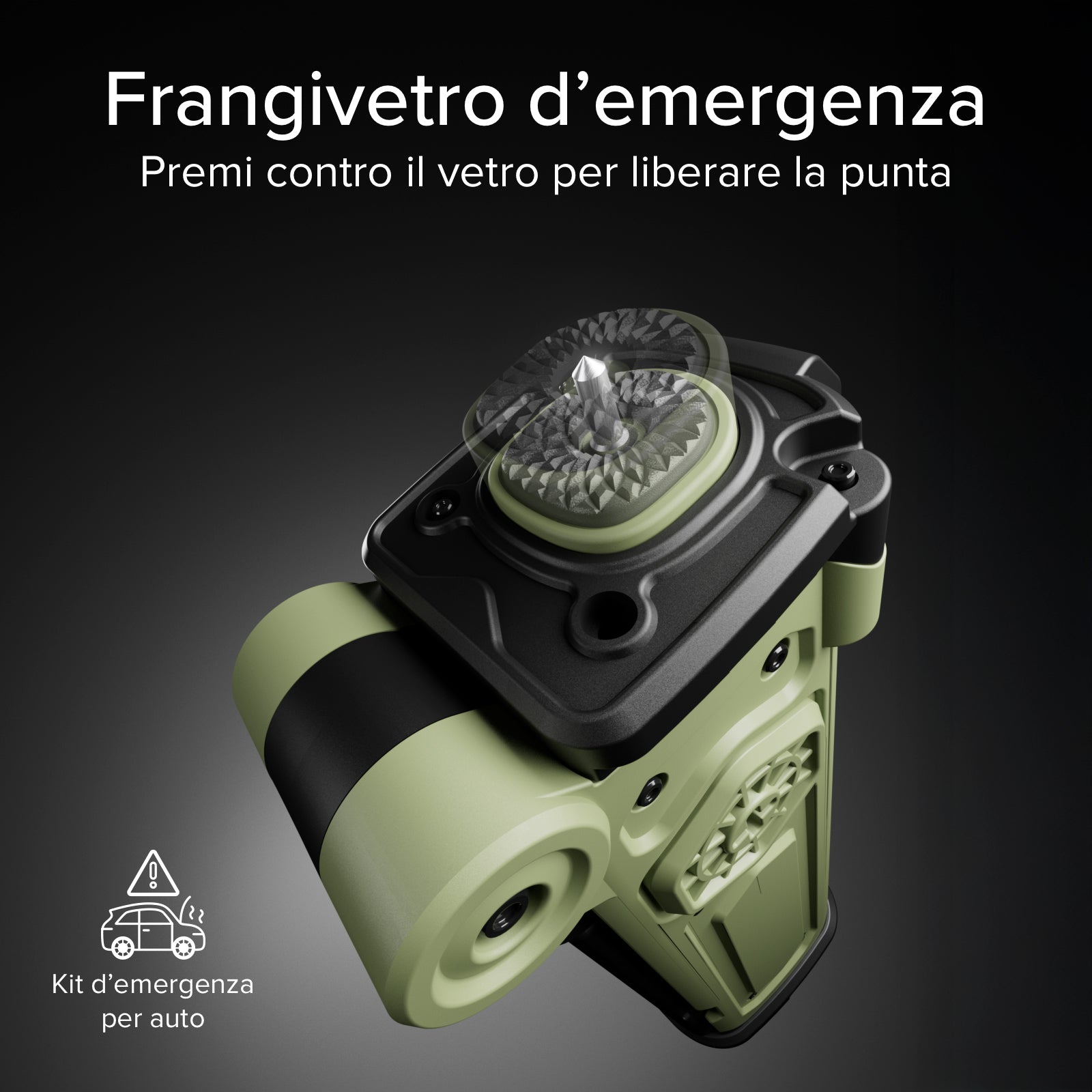 Power Bank 3000mAh multifunzione con kit di equipaggiamento SOS