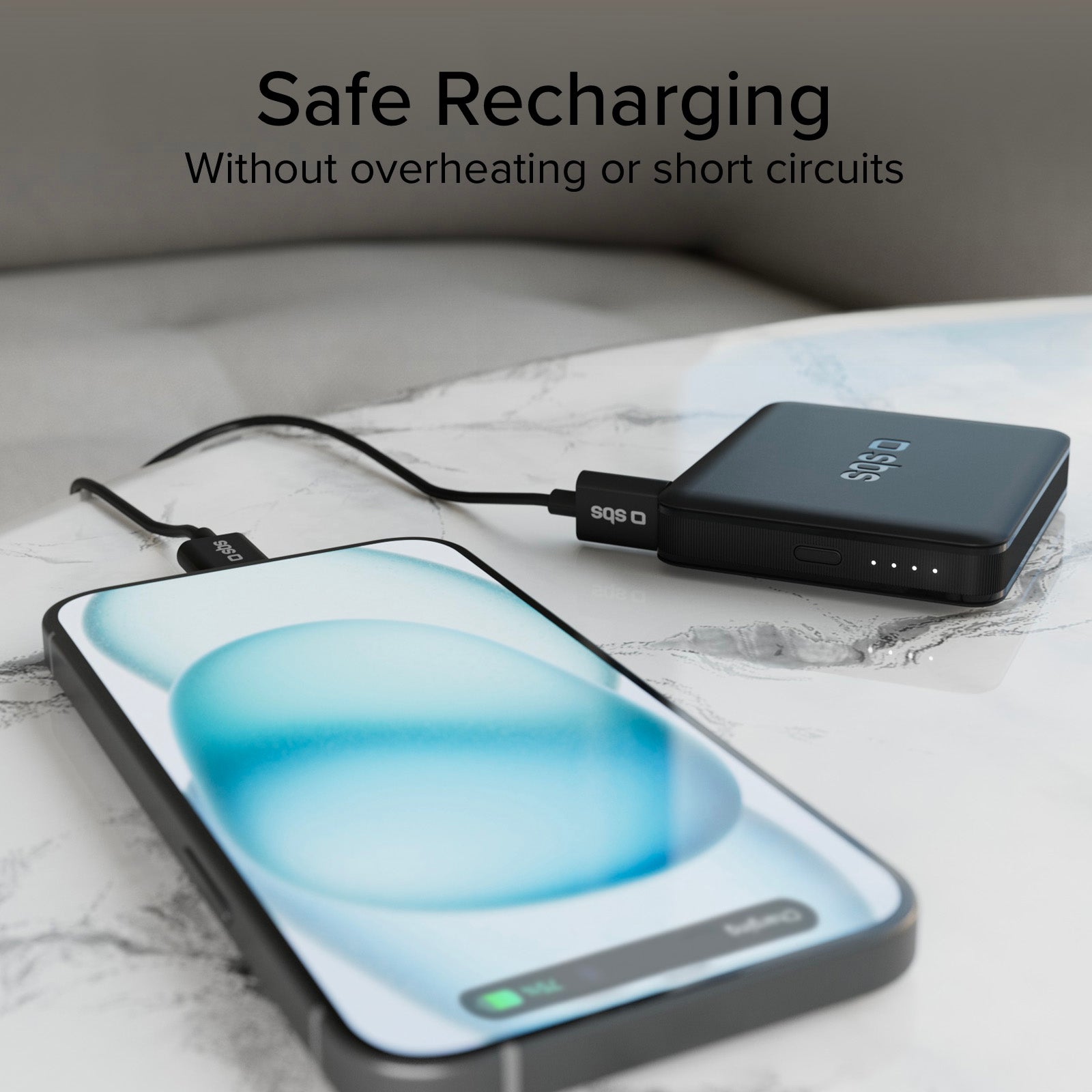 5000-mAh-Powerbank von hoher Dichte
