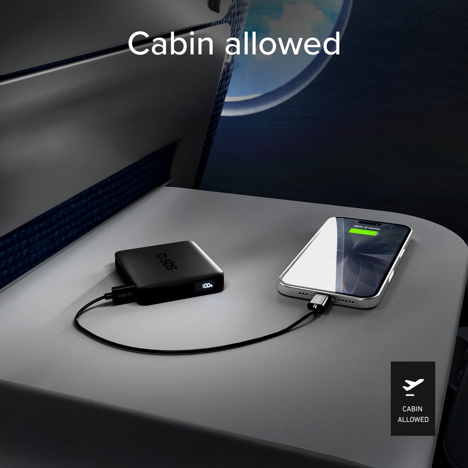 Power Bank SBS 5000 mAh – Ultra-compatto ad Alta Densità
