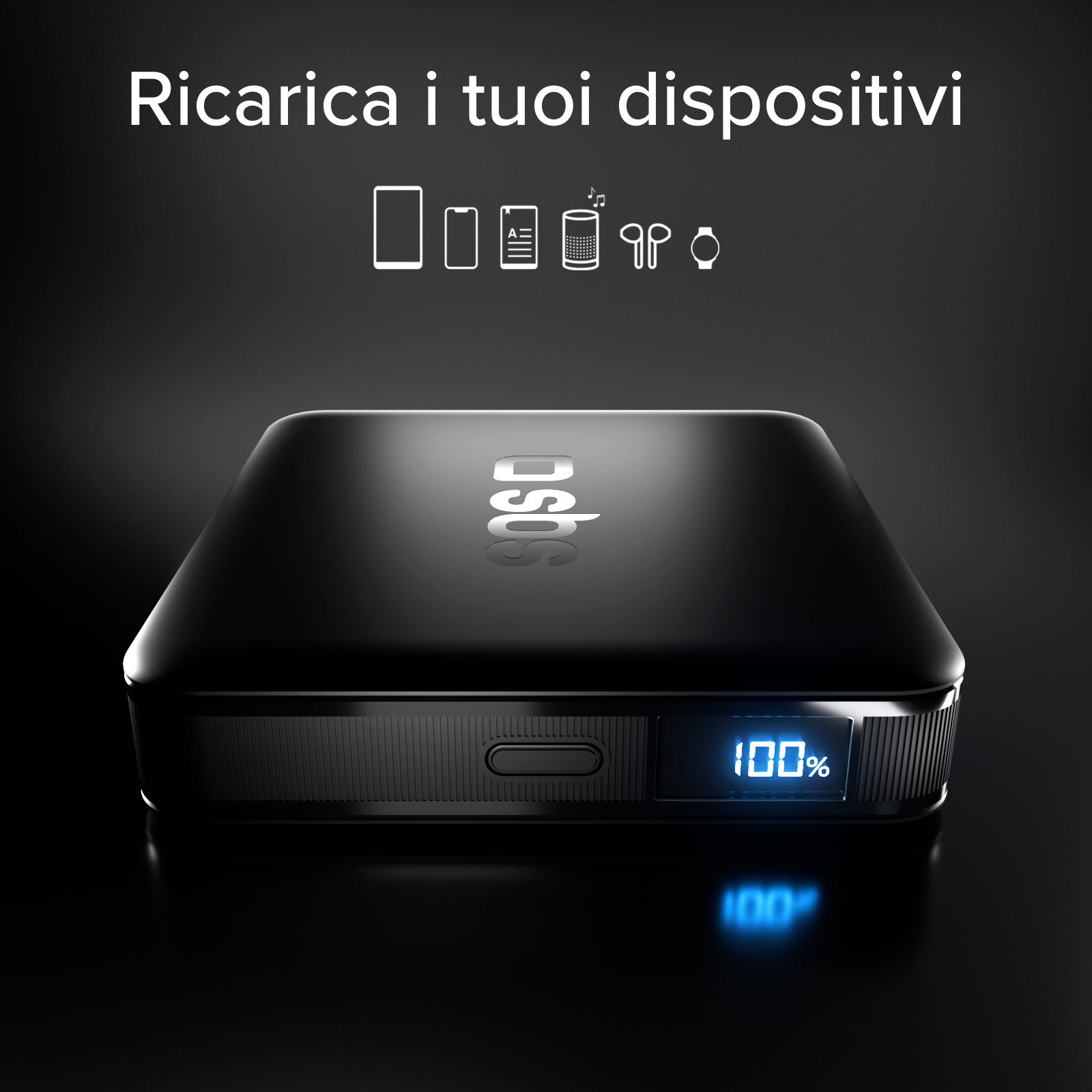 Power Bank SBS 5000 mAh – Ultra-compatto ad Alta Densità