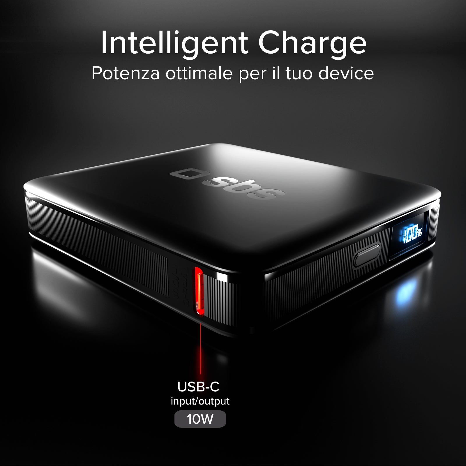 Power Bank SBS 5000 mAh – Ultra-compatto ad Alta Densità