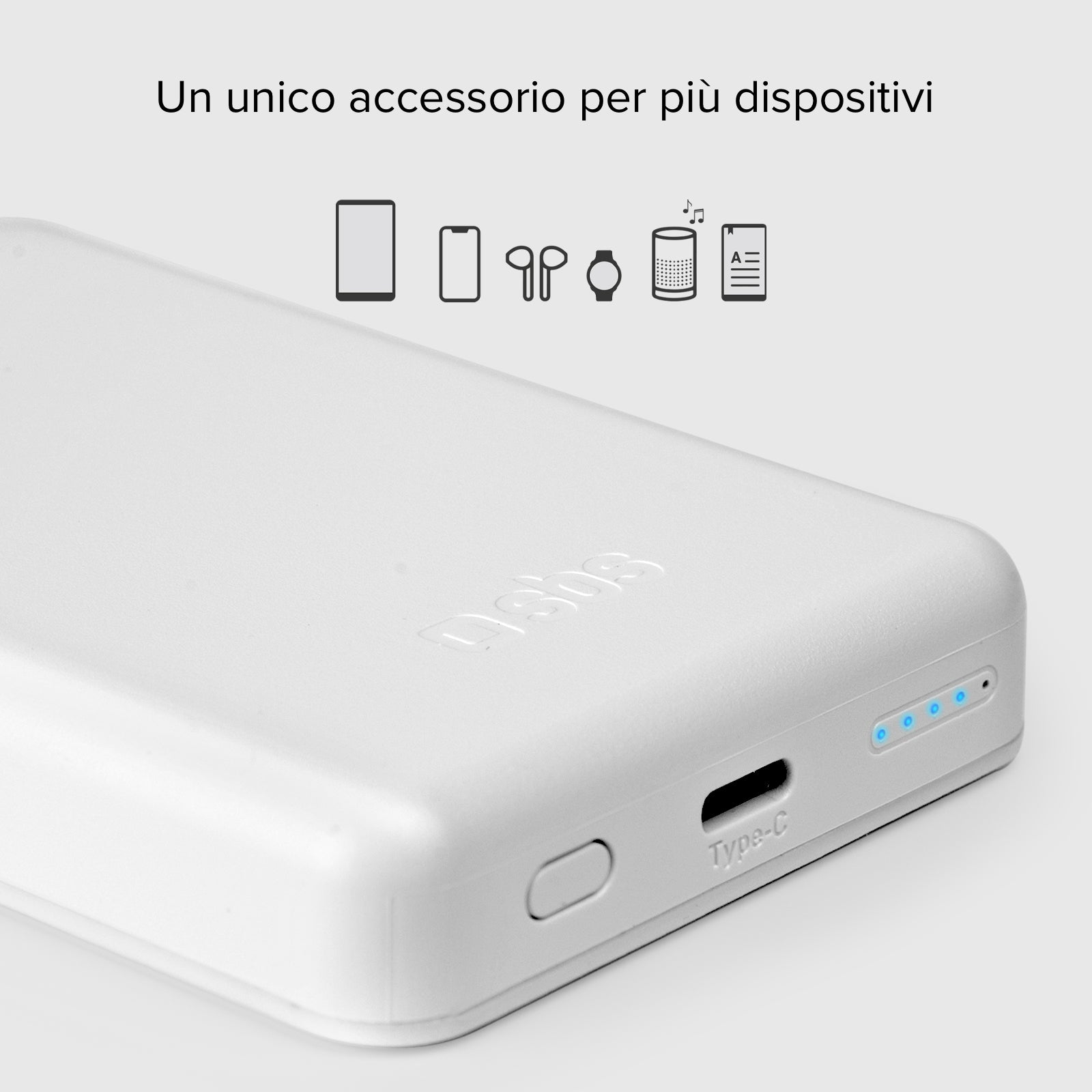 Power bank mag 5.000 mAh Wireless compatibile con iPhone con ricarica MagSafe