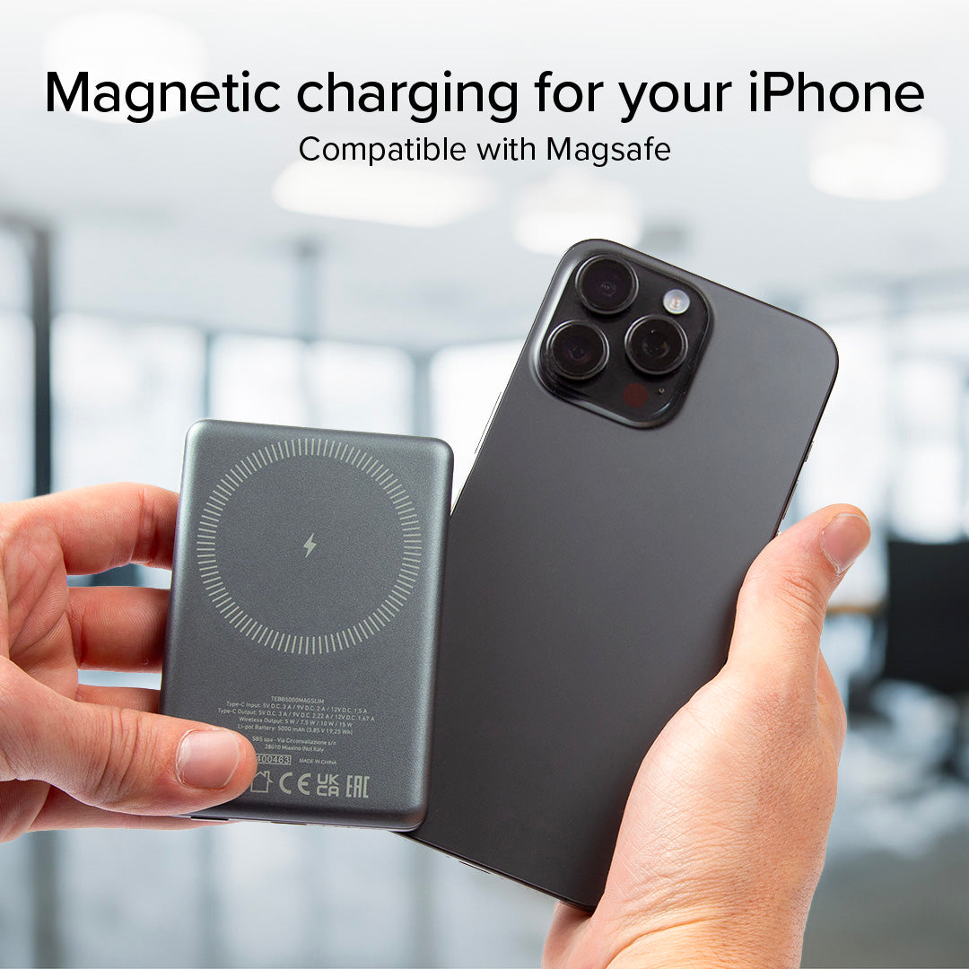 Power bank 5000 mAh compatible con MagSafe