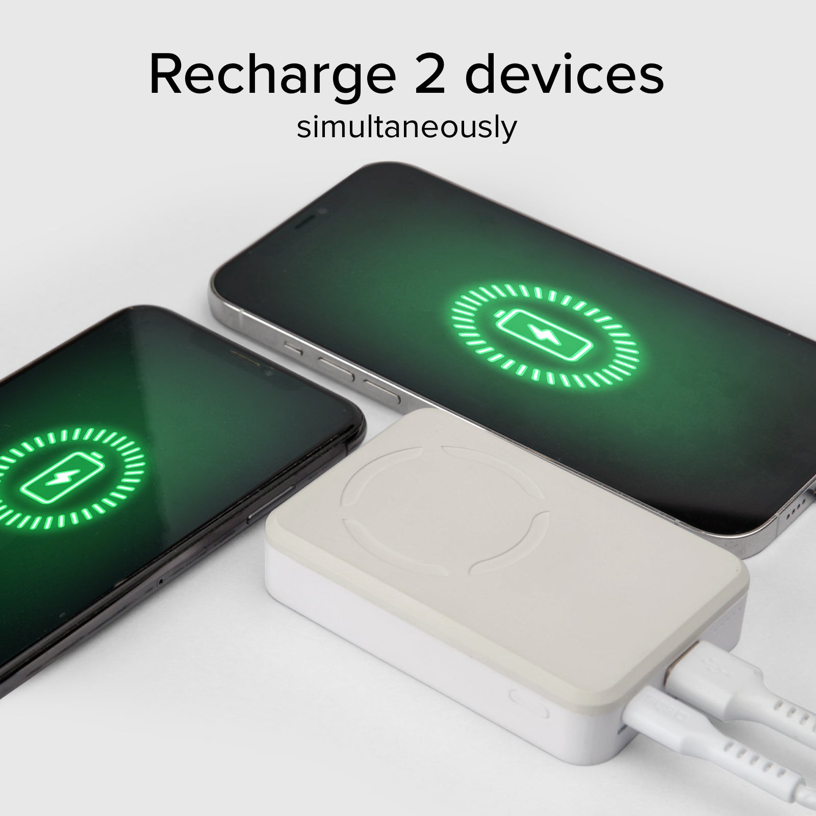 Power bank da 5000 mAh wireless magnetico con funzione stand