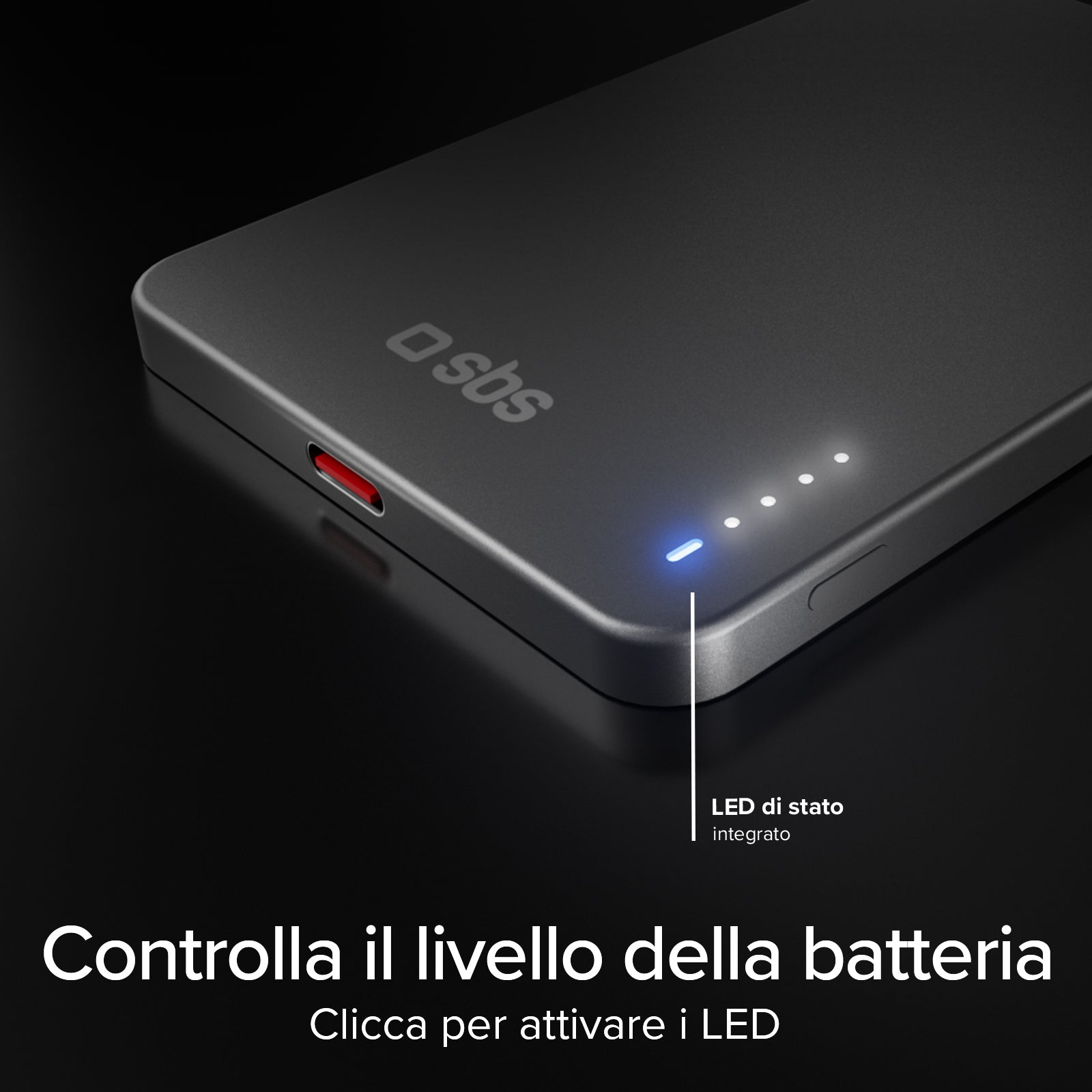 PowerBank magnetico extra-slim 5000mAh