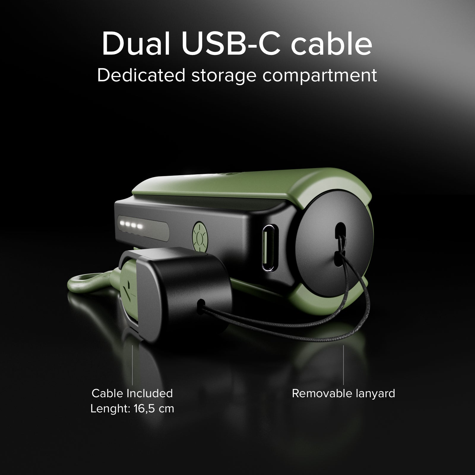  Batterie externe 5000 mAh avec torche LED et USB‑C 10W