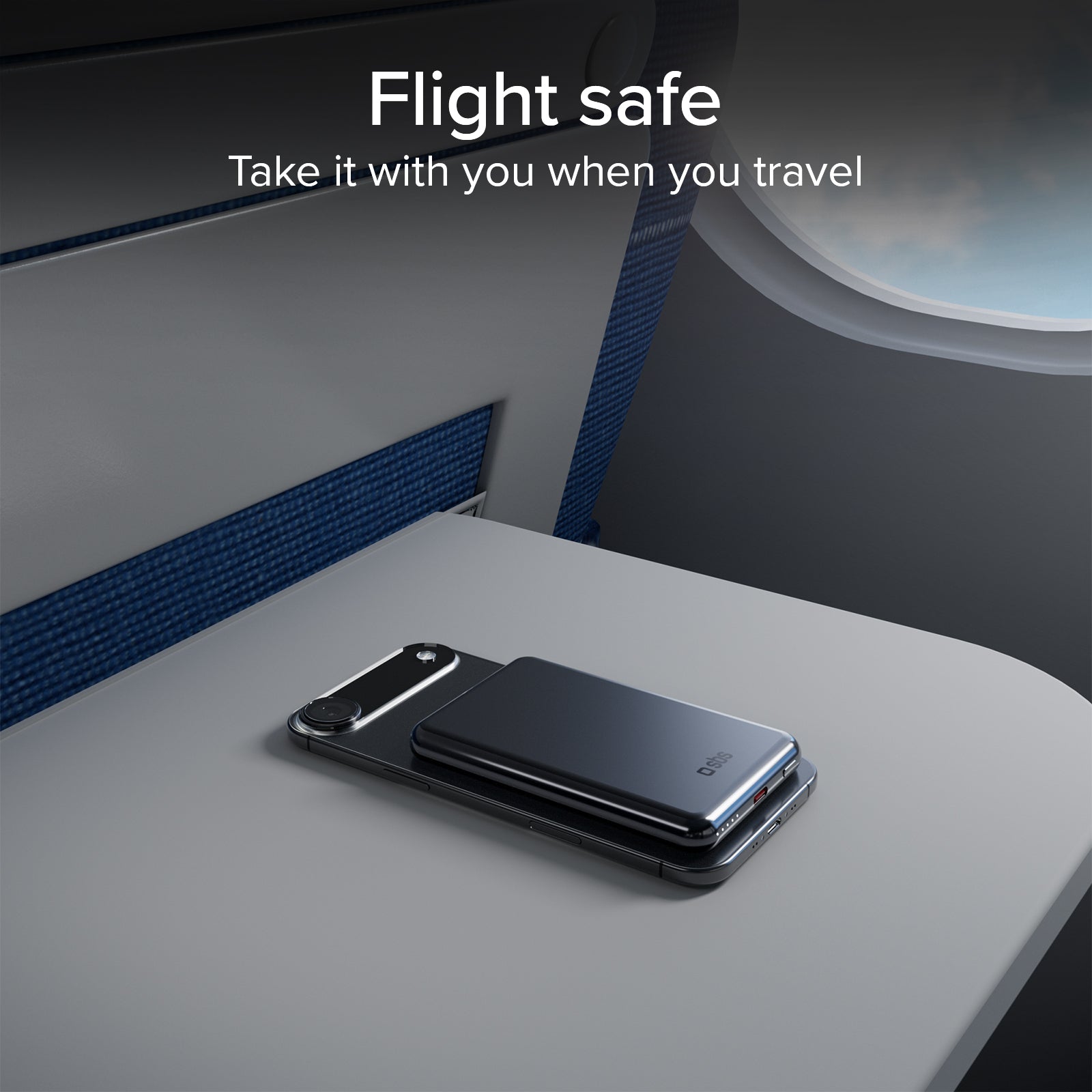 Power bank magnetico 5000 mAh, wireless PD 20W, alluminio, MagSafe