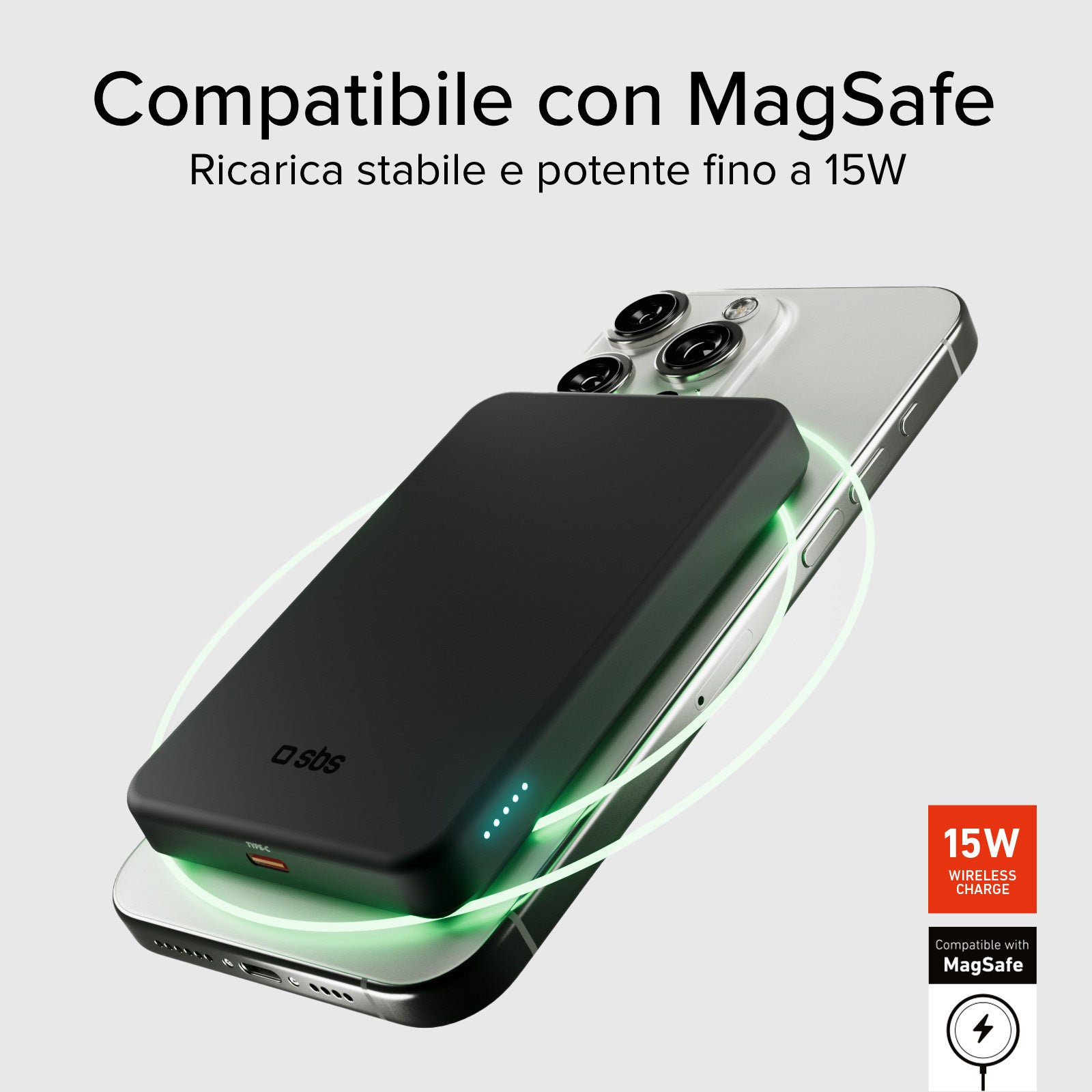Mag Power Bank Qi2 compatible MagSafe 5 000 mAh