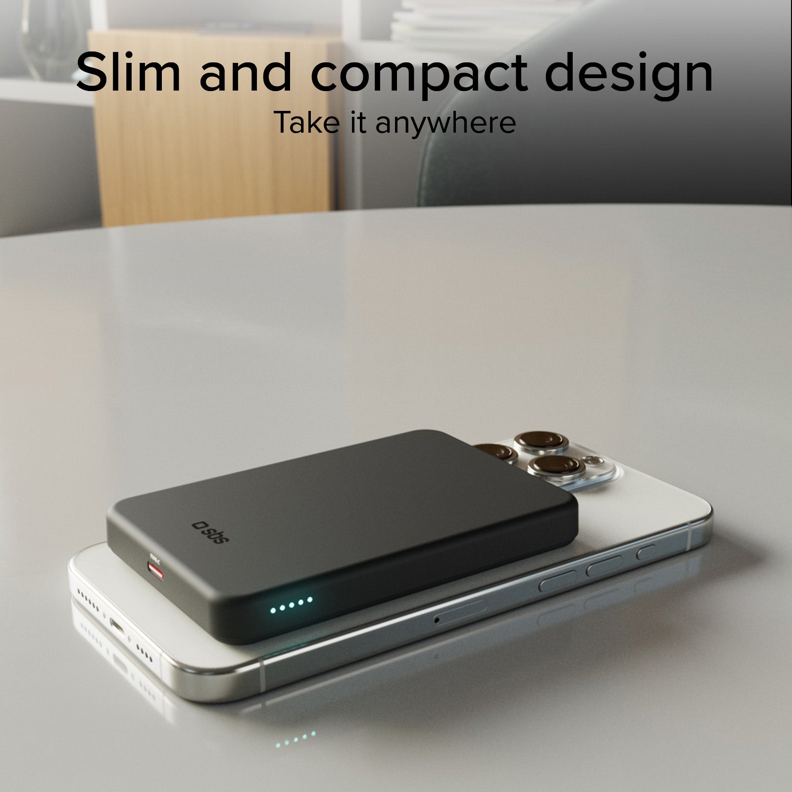 Mag Power Bank Qi2 compatible MagSafe 5 000 mAh