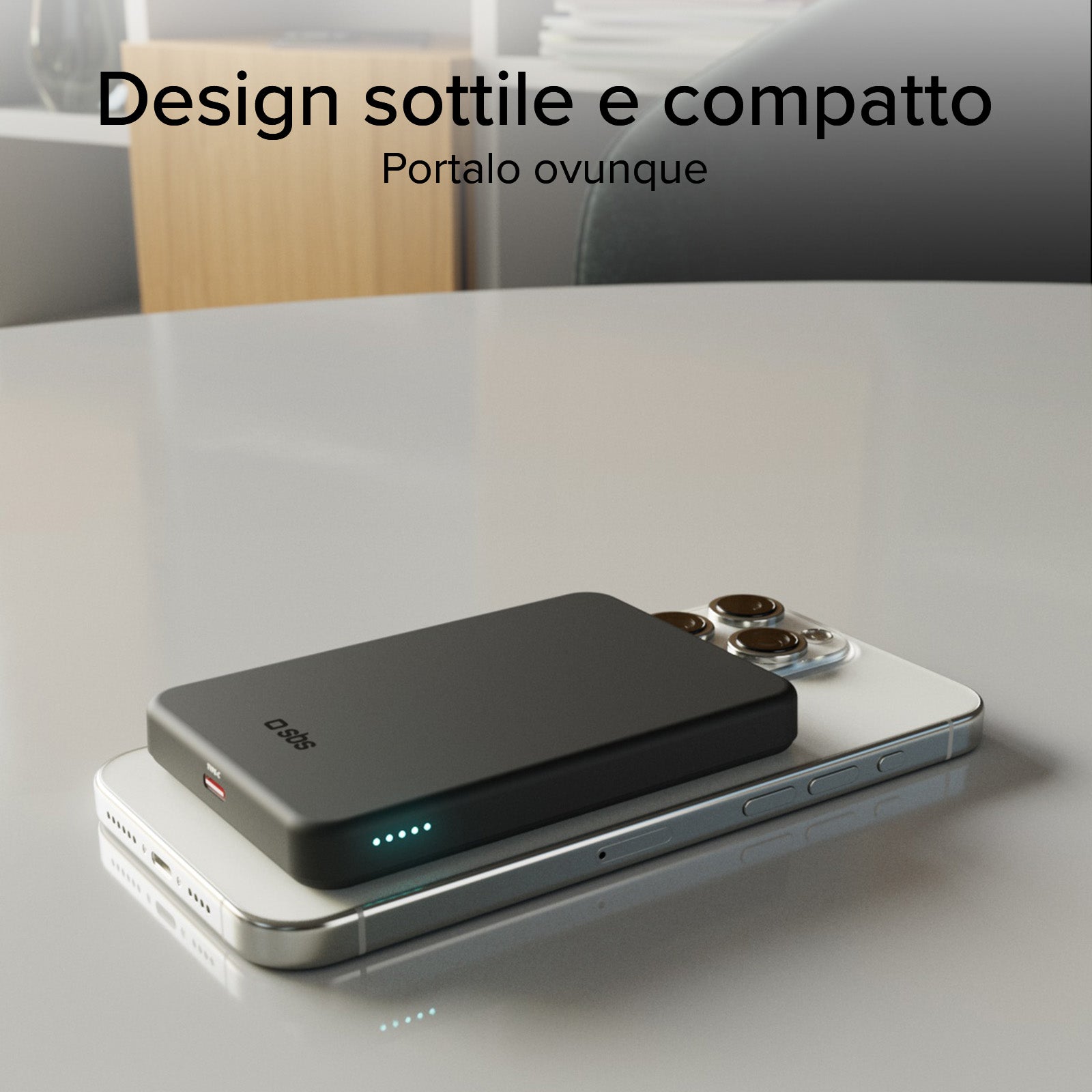 Mag Power Bank Qi2 compatible MagSafe 5 000 mAh