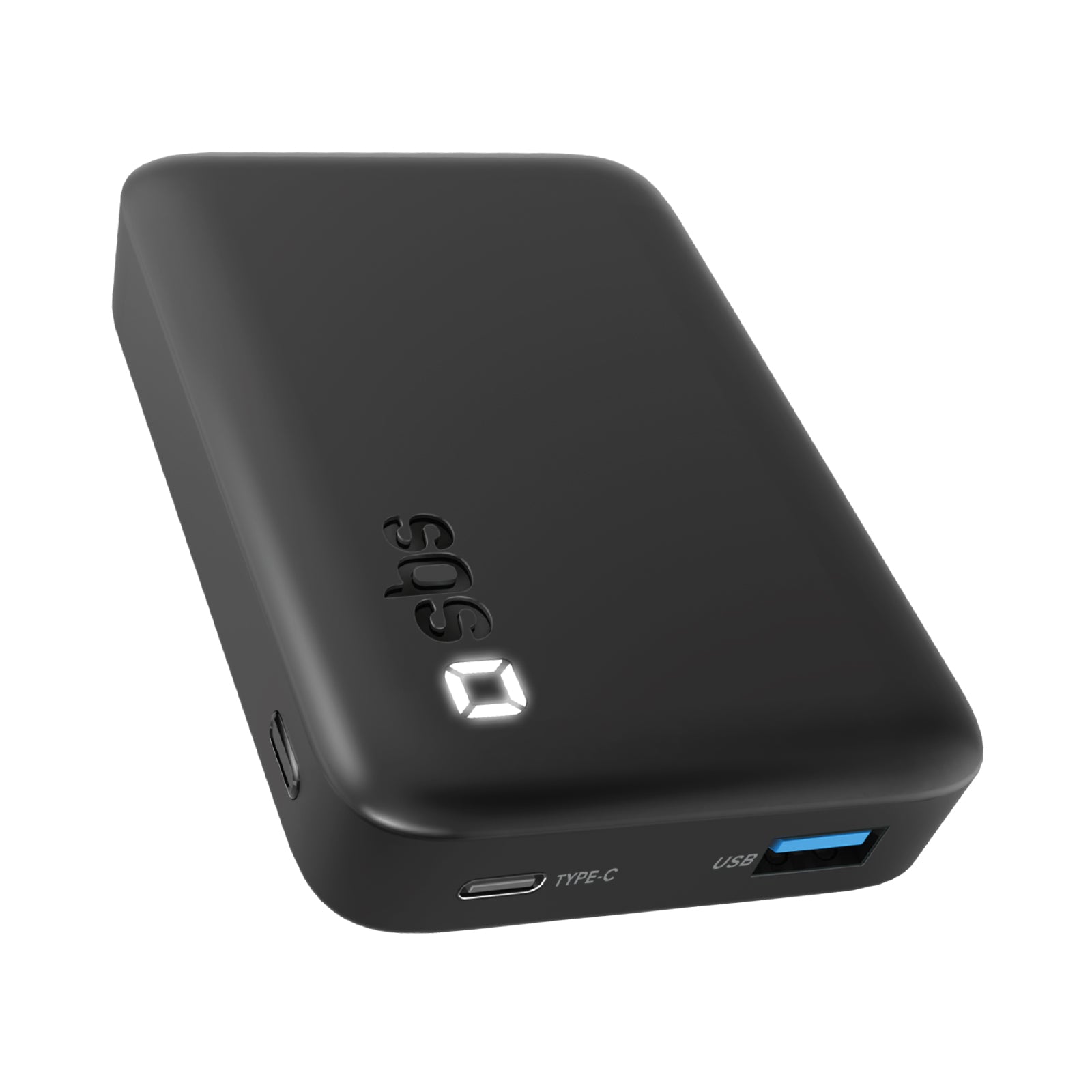 Power Bank 10000mAh High Density – Compatto con porte USB-C e USB-A