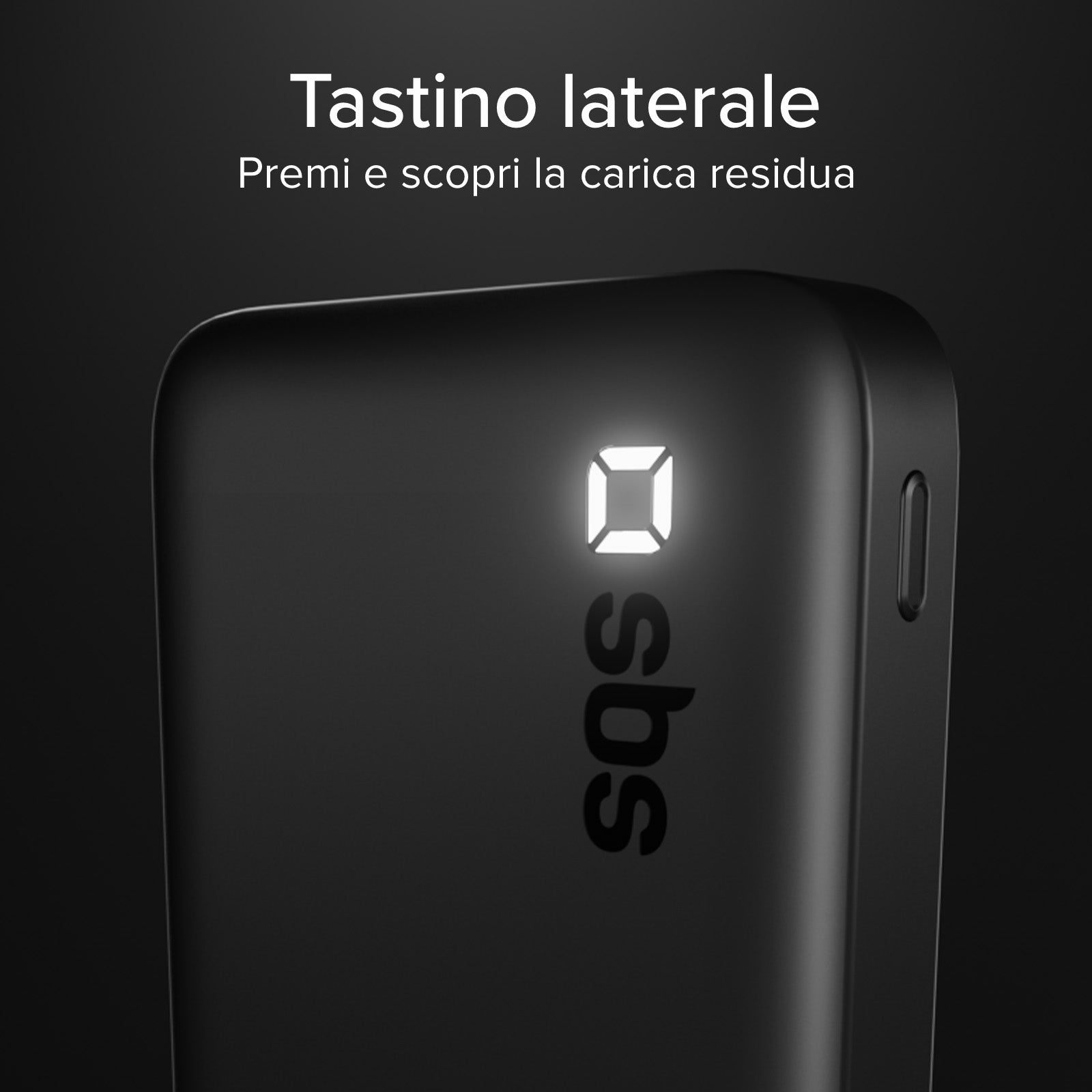 Power Bank 10000 mAh High Density con PD, USB-C e USB-A