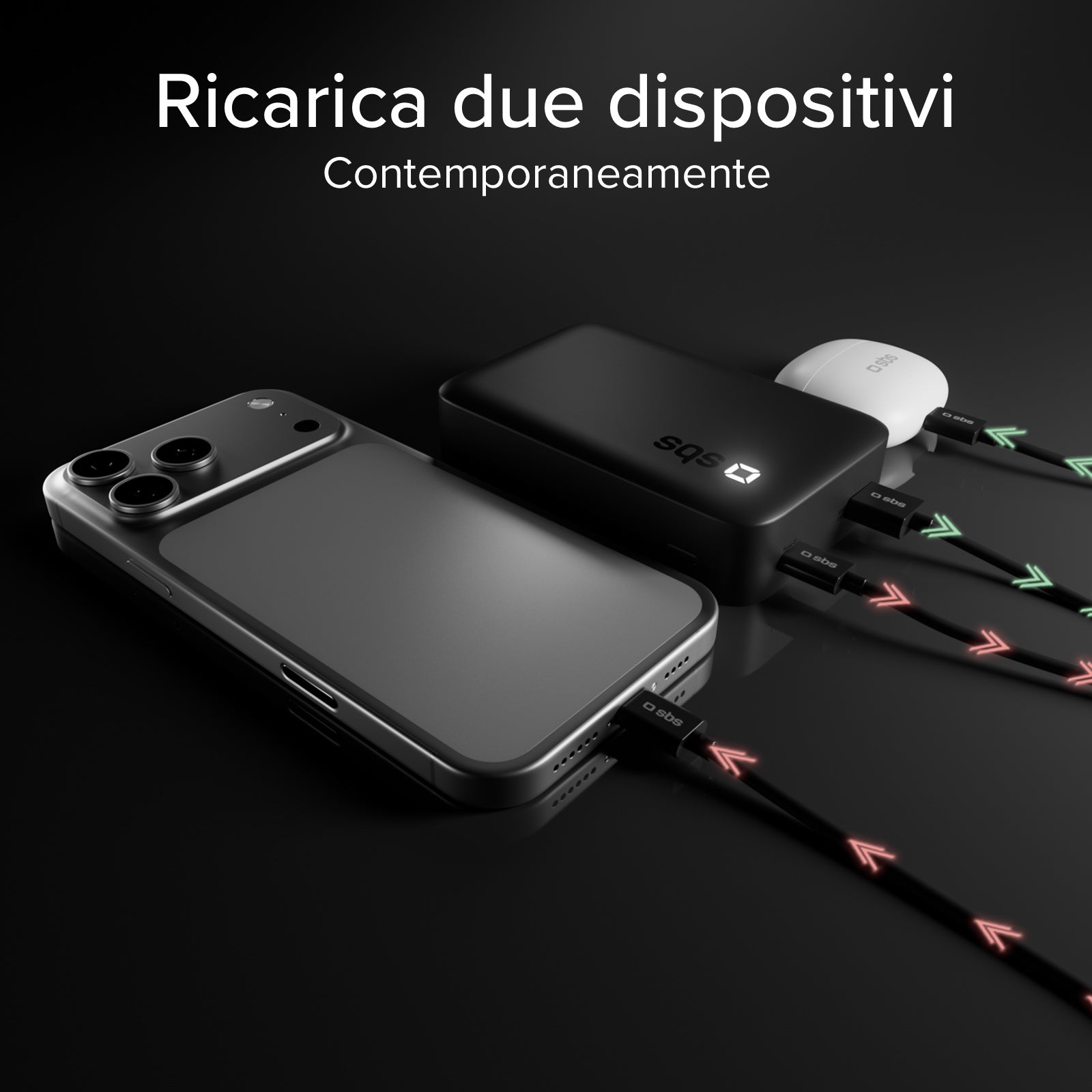Power Bank 20000 mAh High Density con PD e doppia porta USB