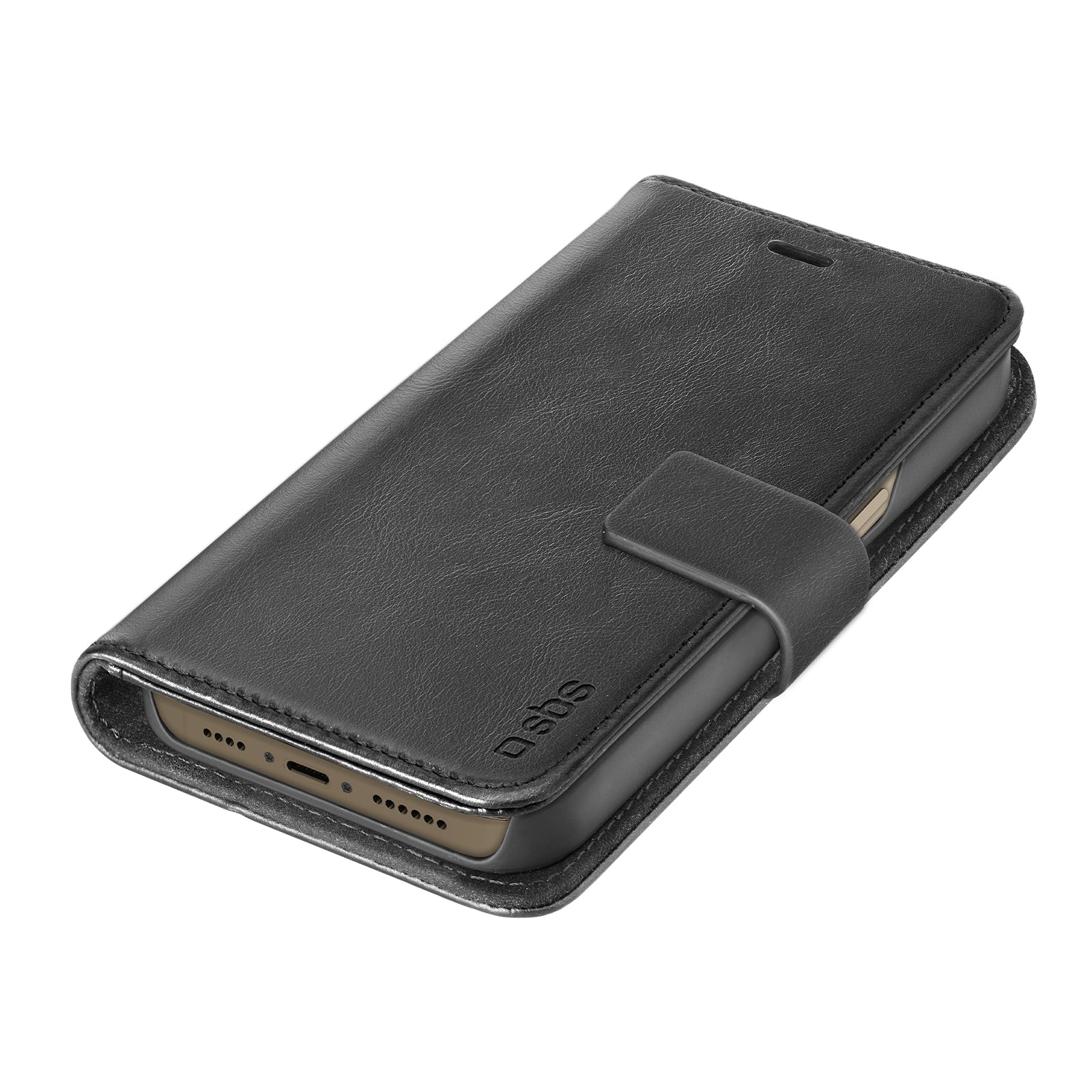 Klapphülle aus echtem Leder für iPhone 14 Pro