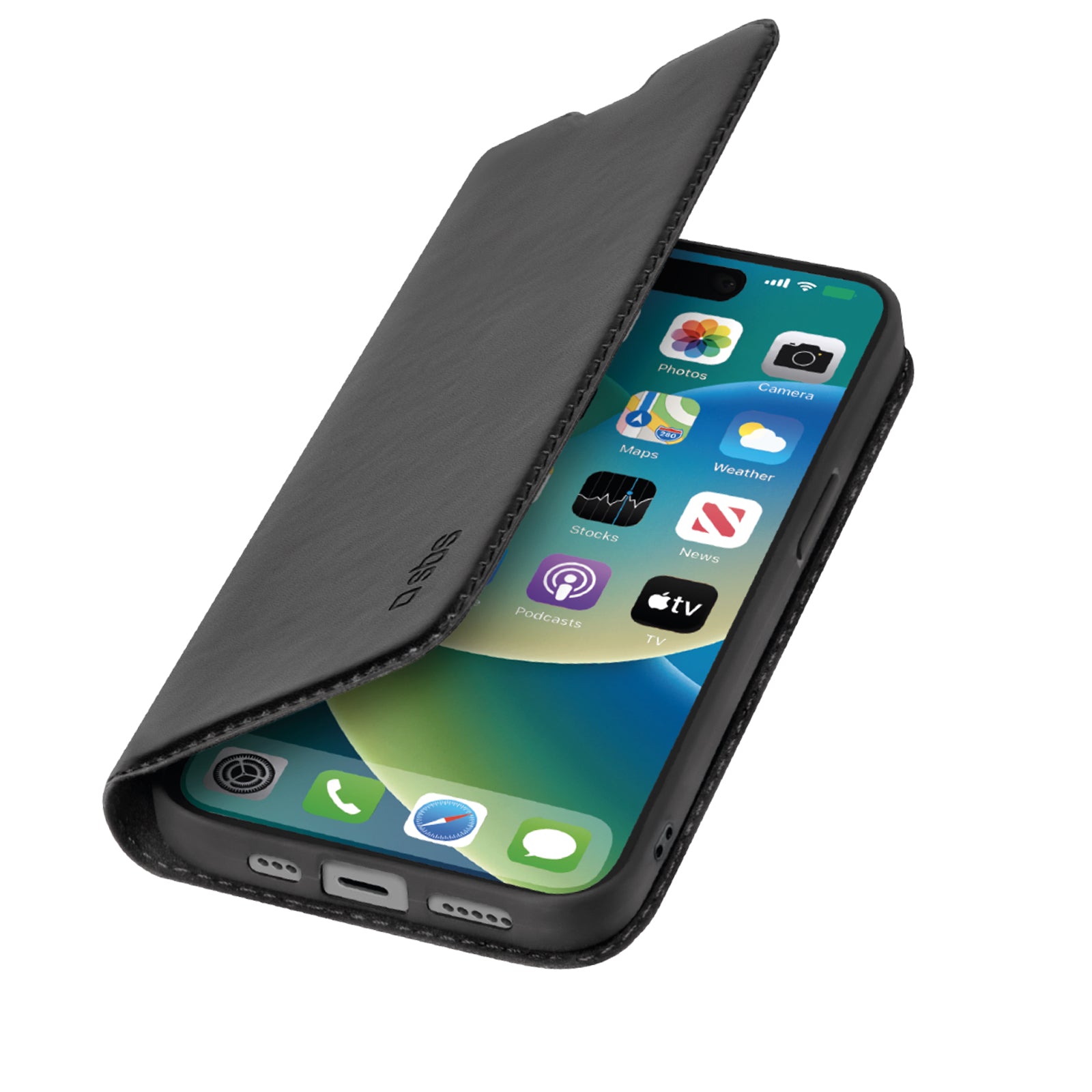 Bookcase Wallet Smooth-Hülle für iPhone 15