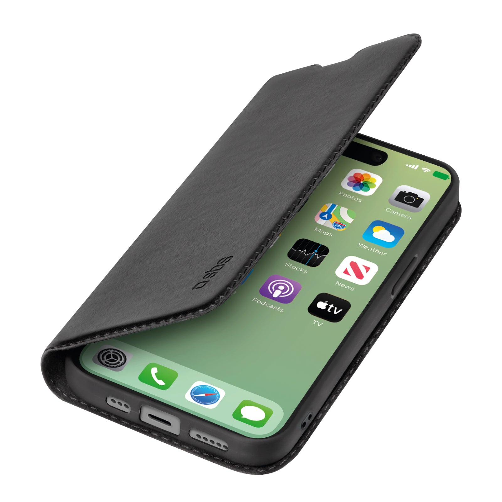 Wallet Smooth Case for iPhone 15 Pro Max