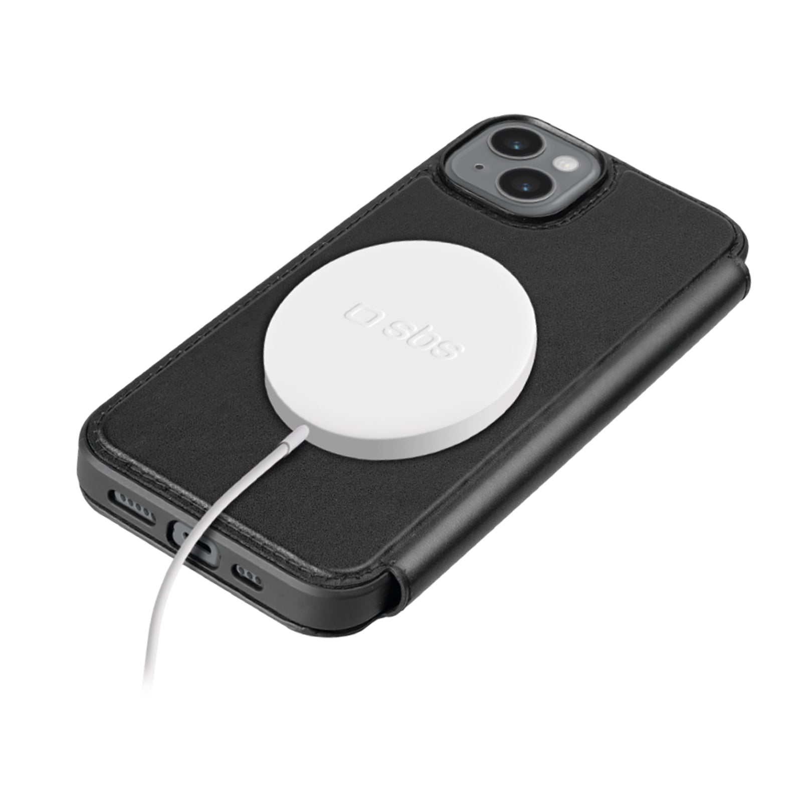 Étui portefeuille compatible MagSafe pour iPhone 15 Plus/14 Plus