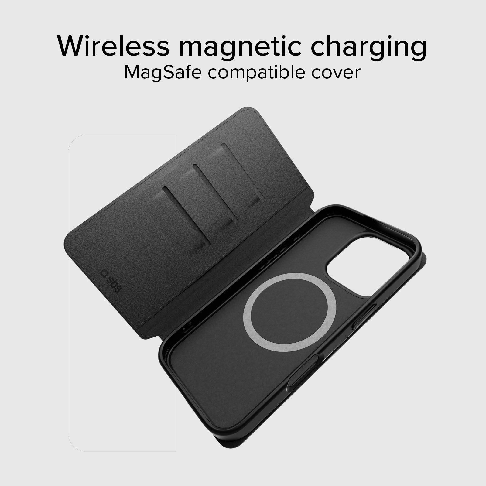 Funda tipo libro compatible con MagSafe para iPhone 16 Pro