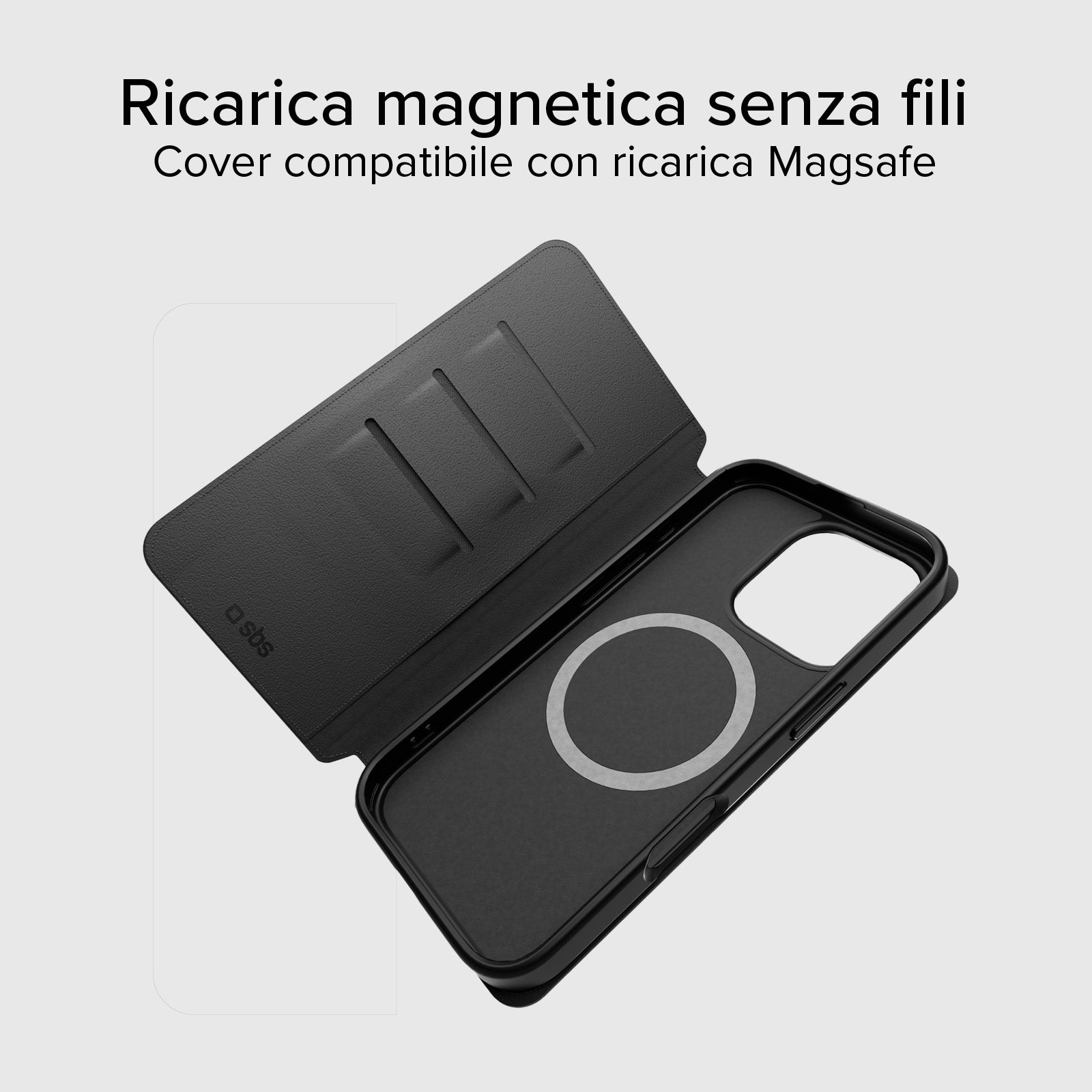 Funda tipo libro compatible con MagSafe para iPhone 16 Pro