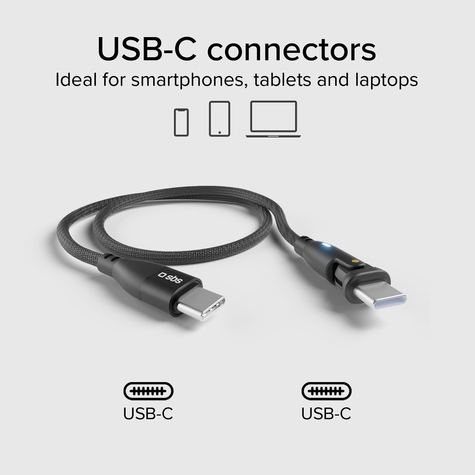 Flexi USB-C 2.0 giratorio de 60 W