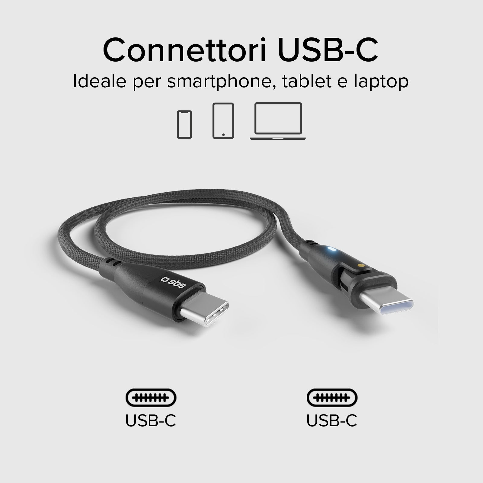 Flexi USB-C 2.0 giratorio de 60 W