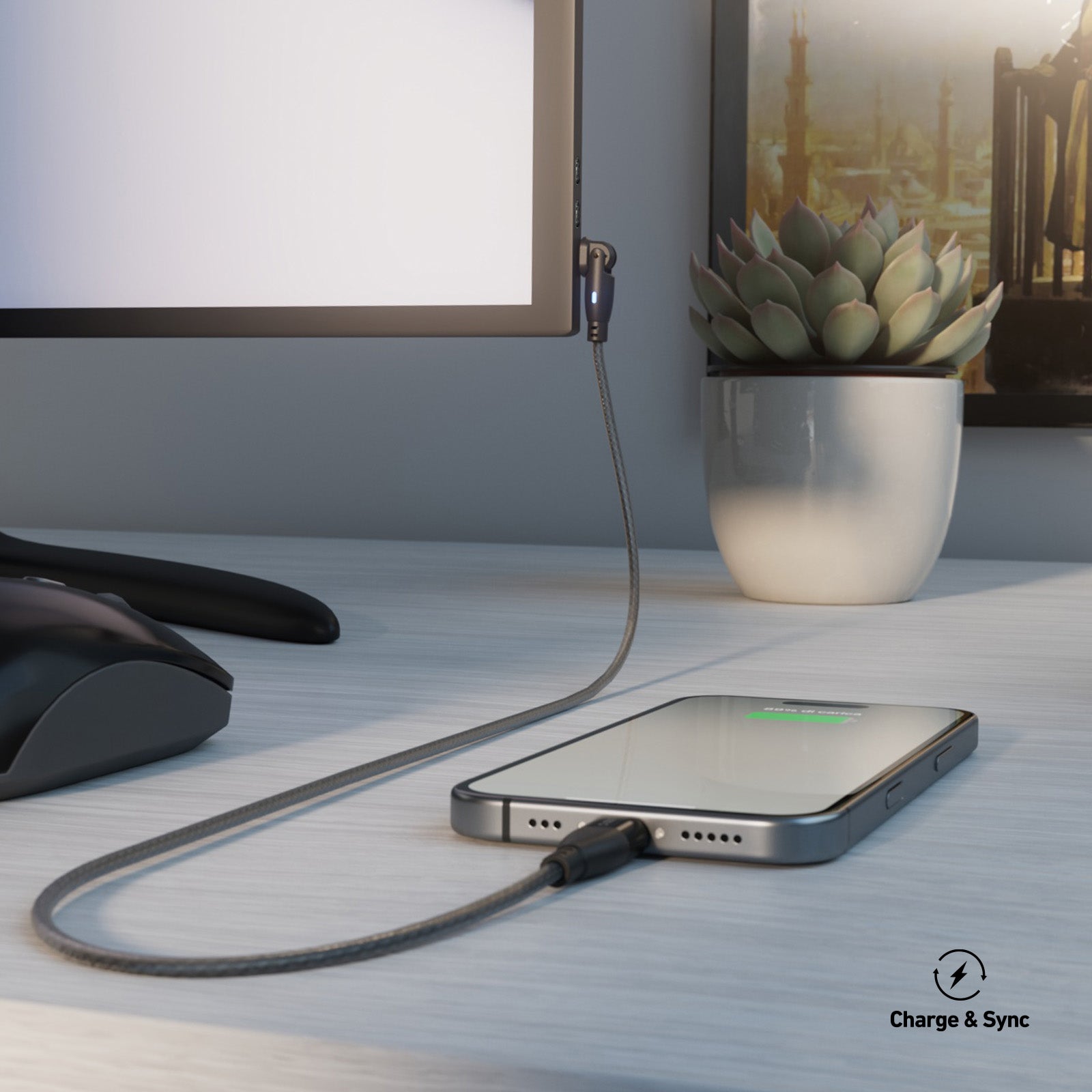 Flexi USB-C 2.0 giratorio de 60 W