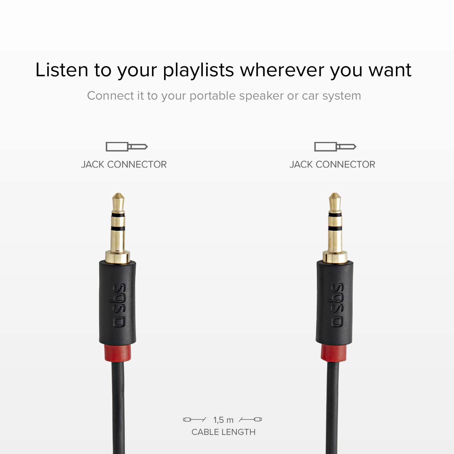 3,5 mm Audio/Stereo-Klinkenstecker für Handys und Smartphones
