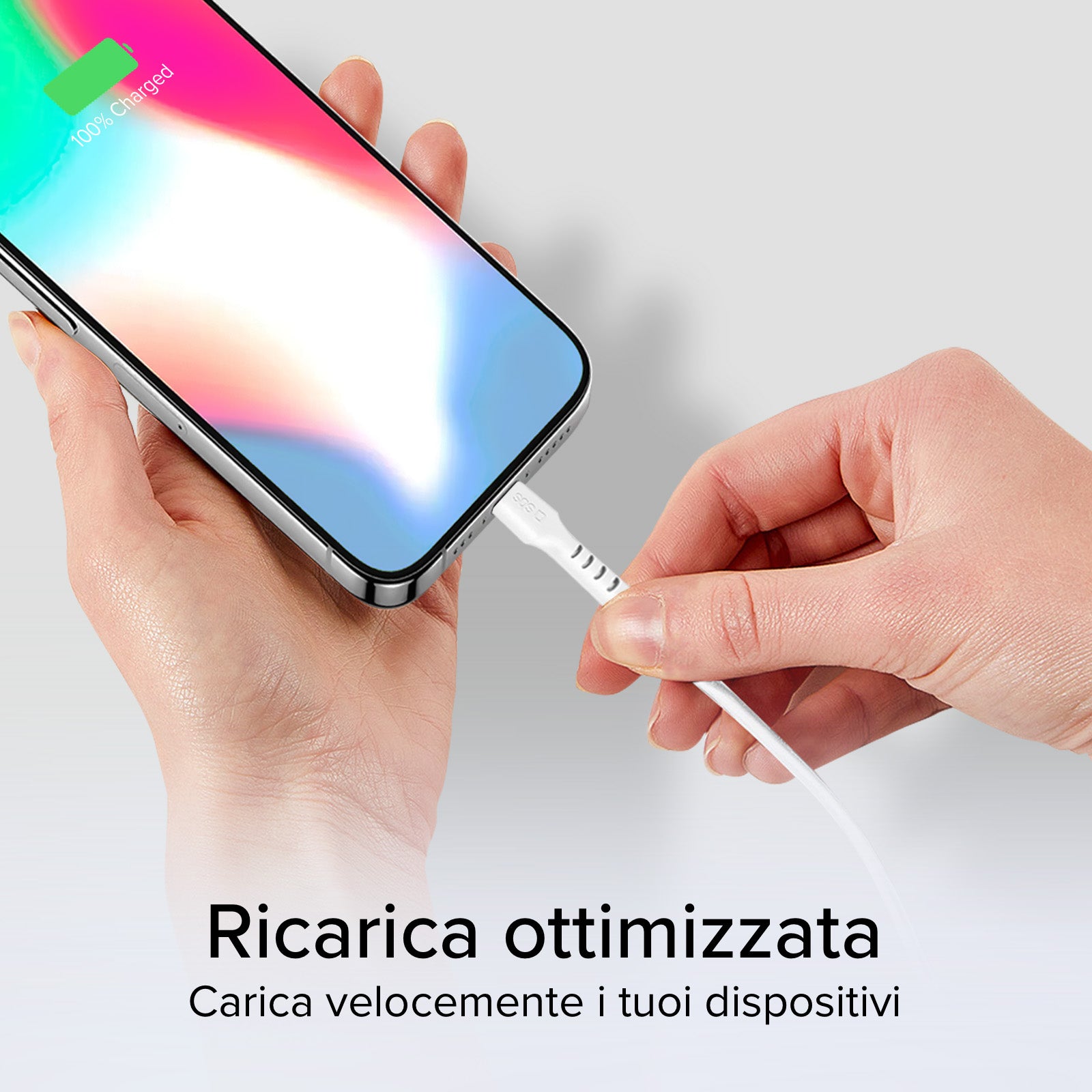 Cable para datos y carga USB-C - USB-C de 1 metro