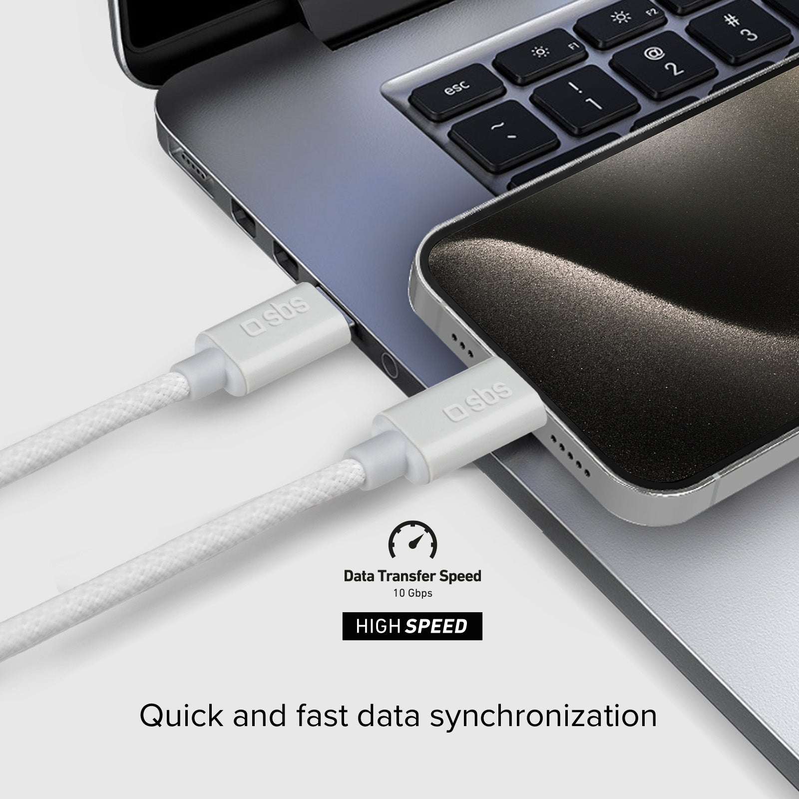 Cavo ricarica e dati USB-C 3.2 compatibile con Power Delivery a 240W
