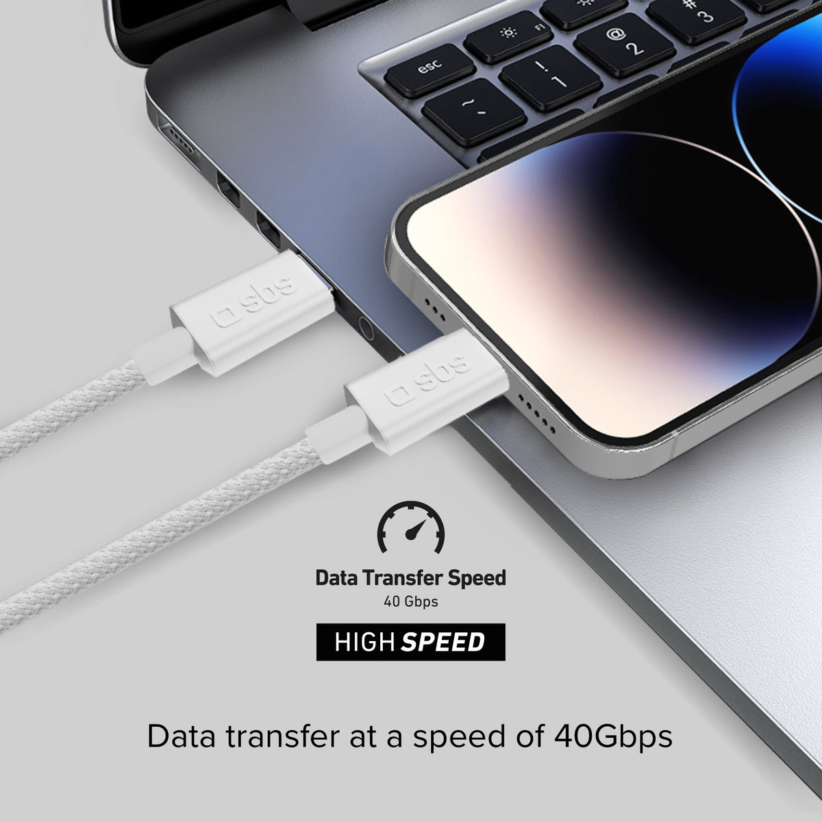 Cavo USB-C - USB-C 4.0 con 240W di potenza