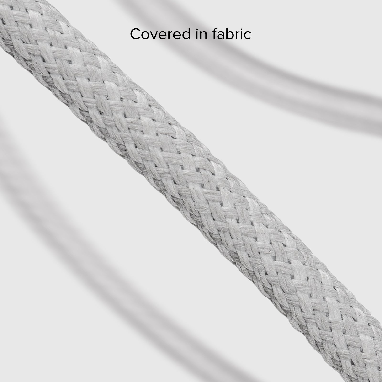 Câble textile USB-C - USB-C avec serre-câble, 1,5 mètre