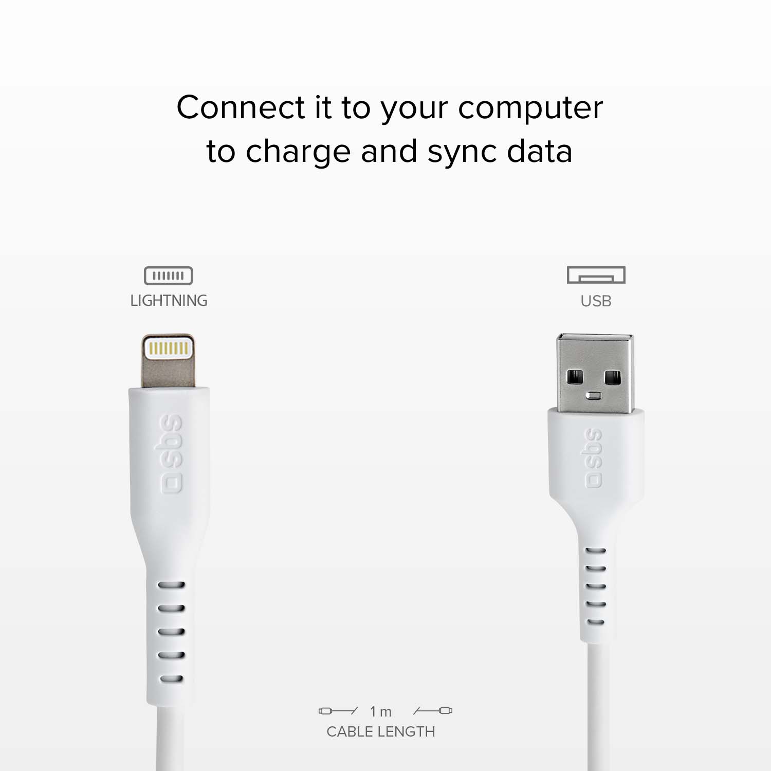 Cable de datos y carga USB - Lightning