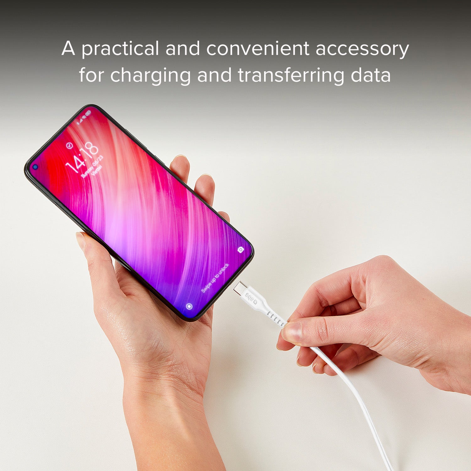 Cavo dati in silicone 1.5m - Connettori USB-C a USB-C