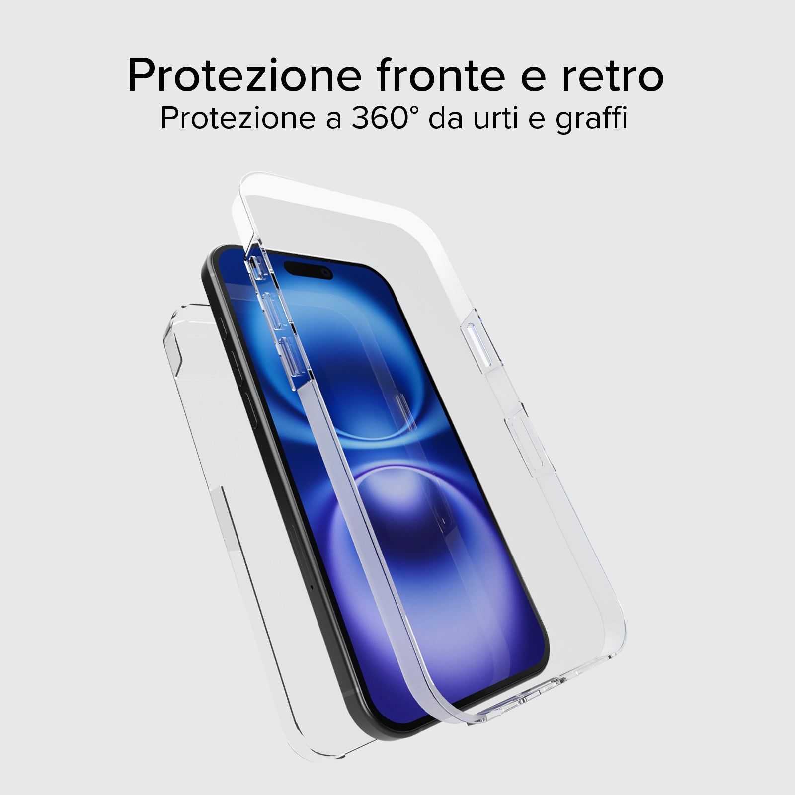 Cover Full Body 360° per iPhone 16 Plus – Extreme Collection