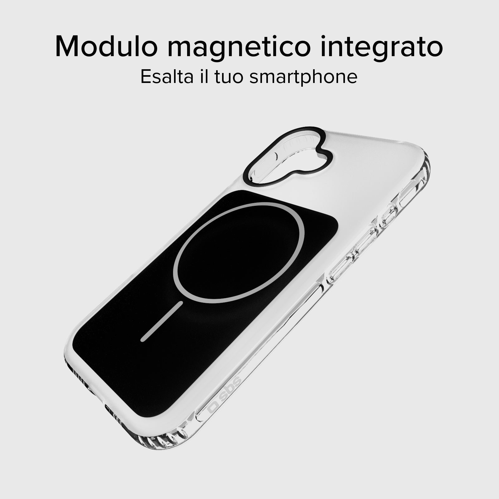 Cover magnetica compatibile con MagSafe con angoli antiurto per iPhone 17