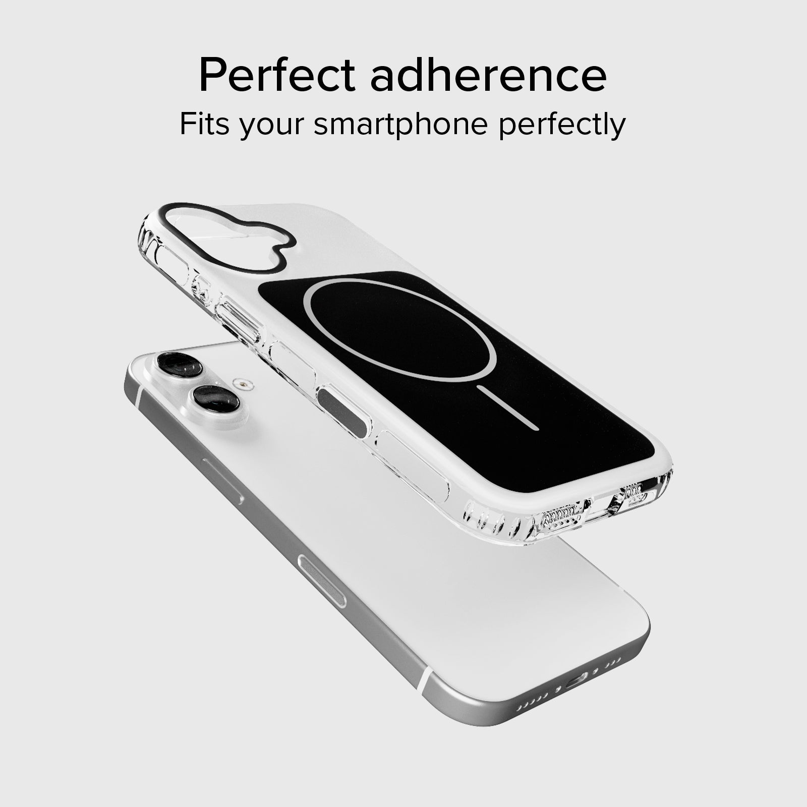 Cover magnetica compatibile con MagSafe con angoli antiurto per iPhone 17