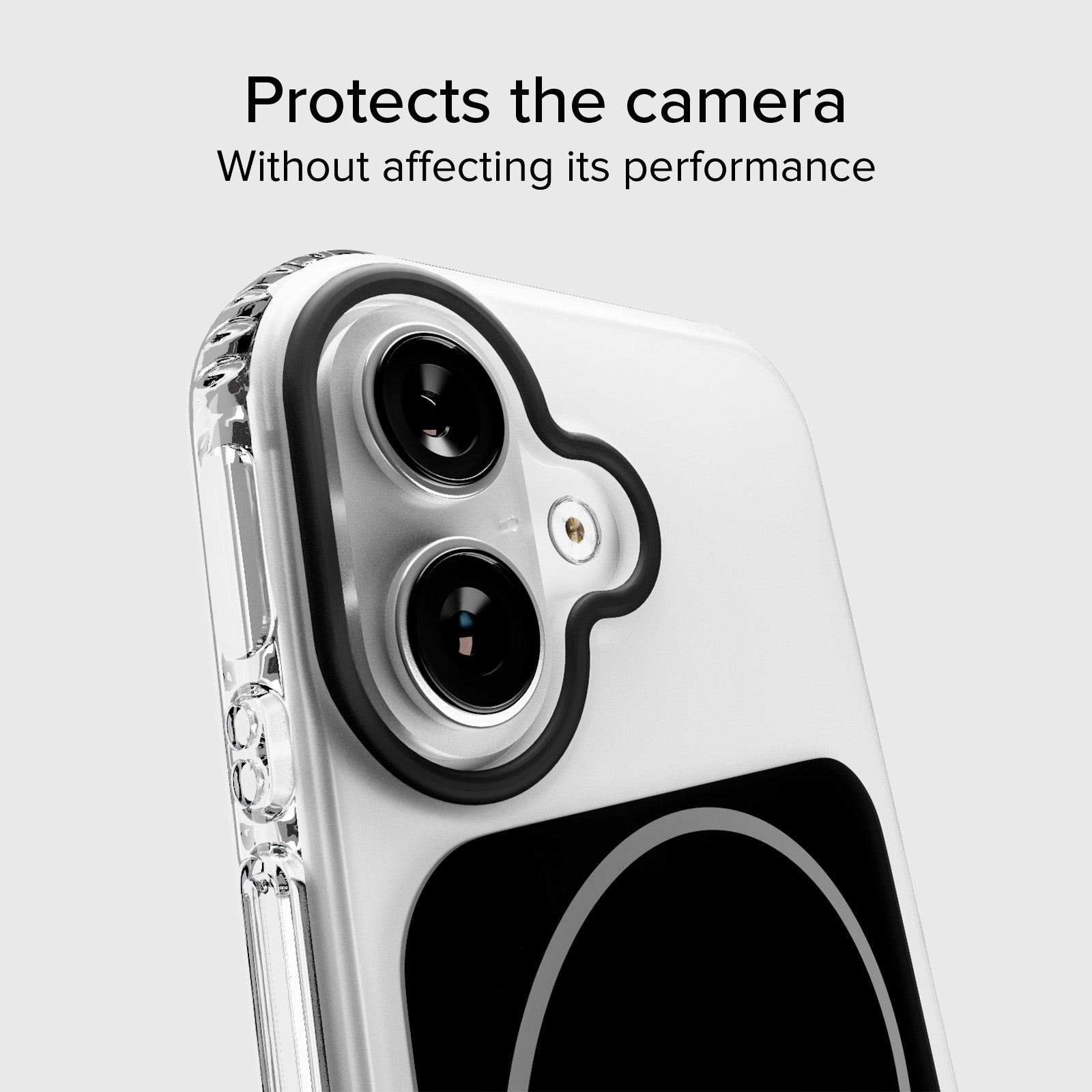 Cover magnetica compatibile con MagSafe con angoli antiurto per iPhone 17