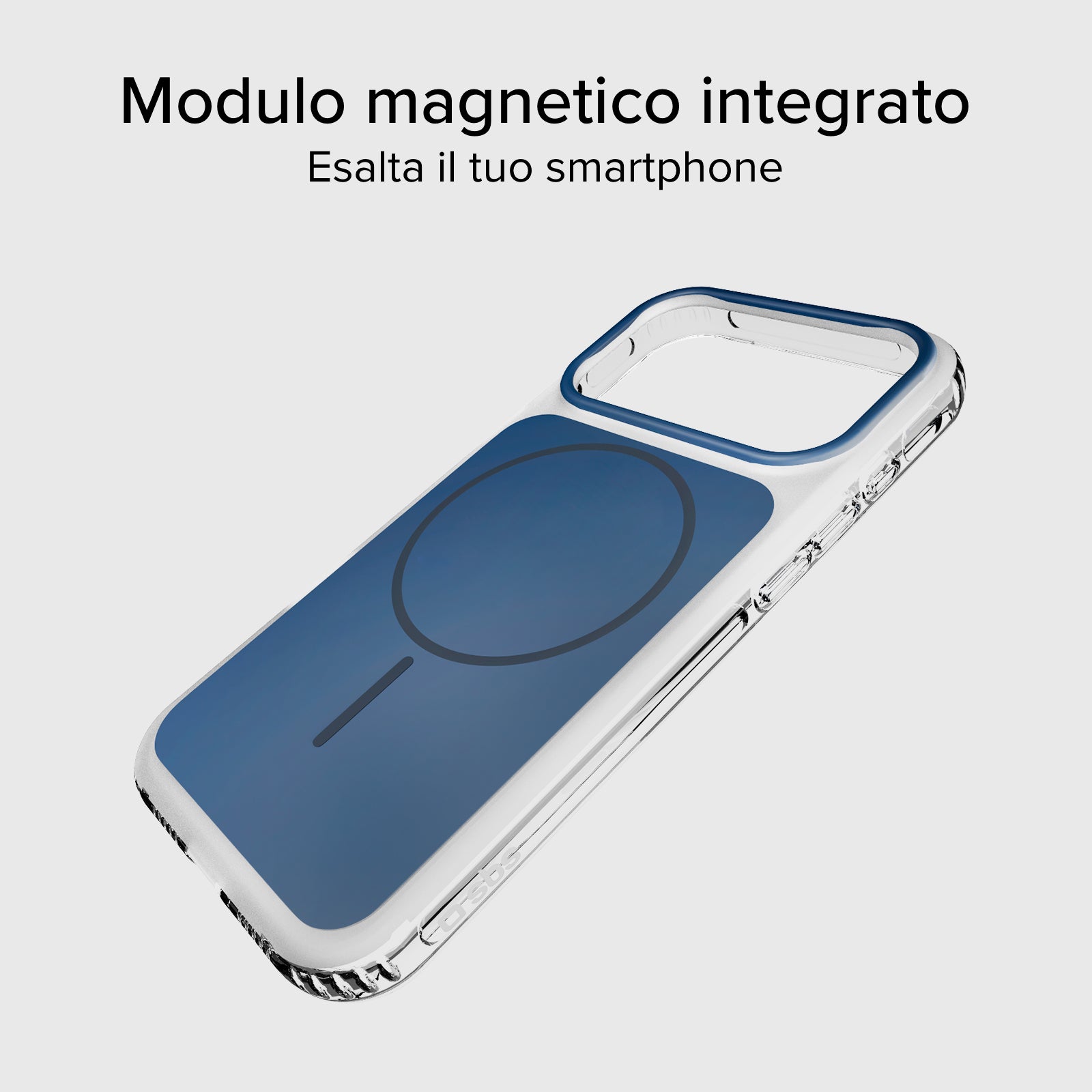 Cover magnetica compatibile con MagSafe con angoli antiurto per iPhone 17 Pro